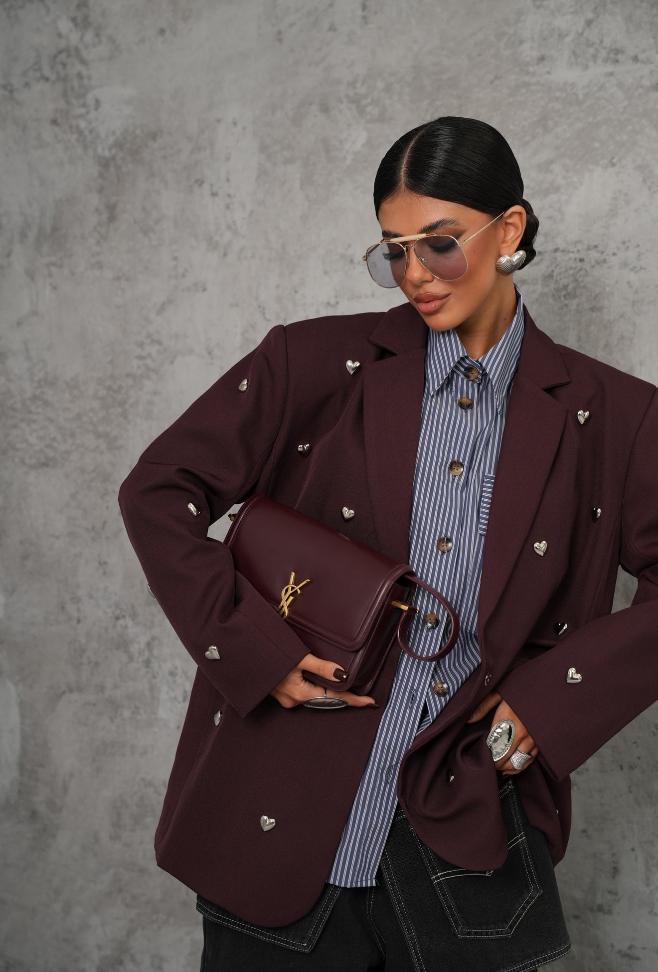 Blazer Cœur vino