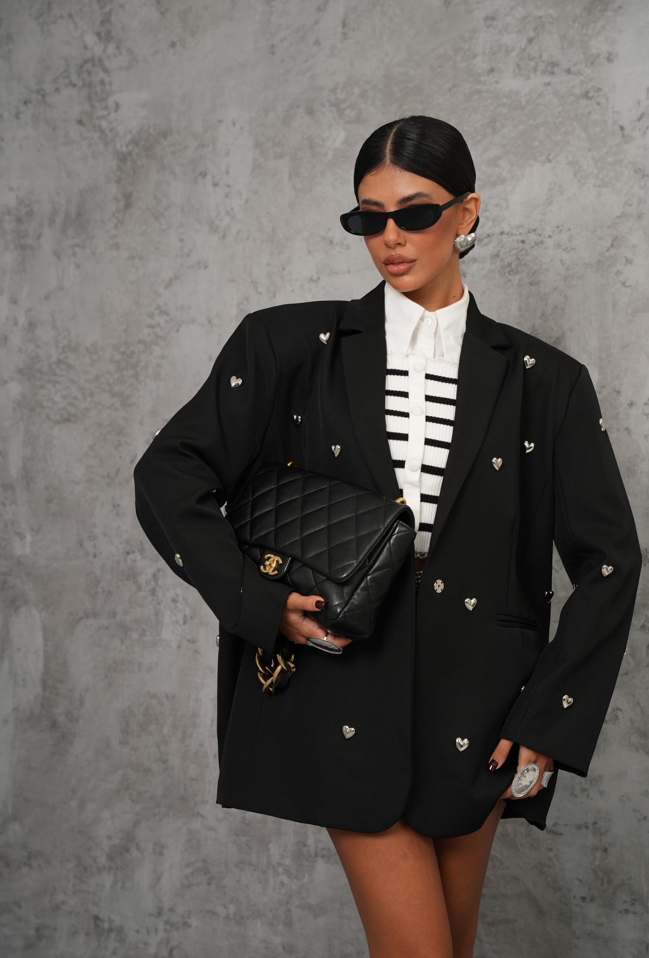 Blazer Cœur nero