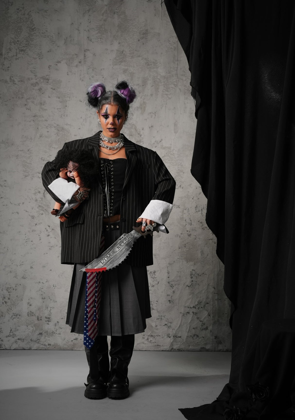 BLAZER GESSATO ESSENCE NERO