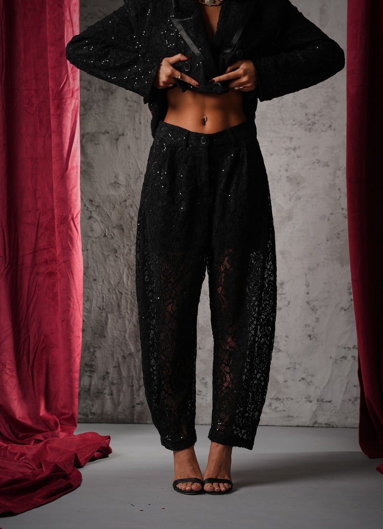 TAILLEUR HARLEY QUINN NERO CHIC SHOES IN TOWN