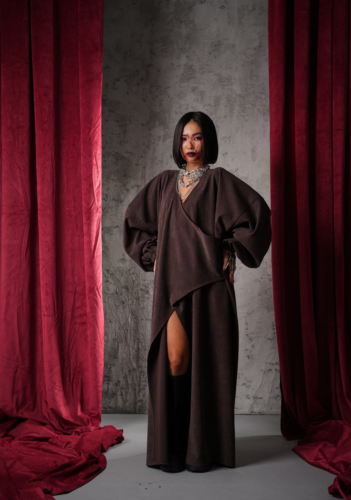 VESTITO HALLOWEEN MARRONE BY MARZIA MANGO