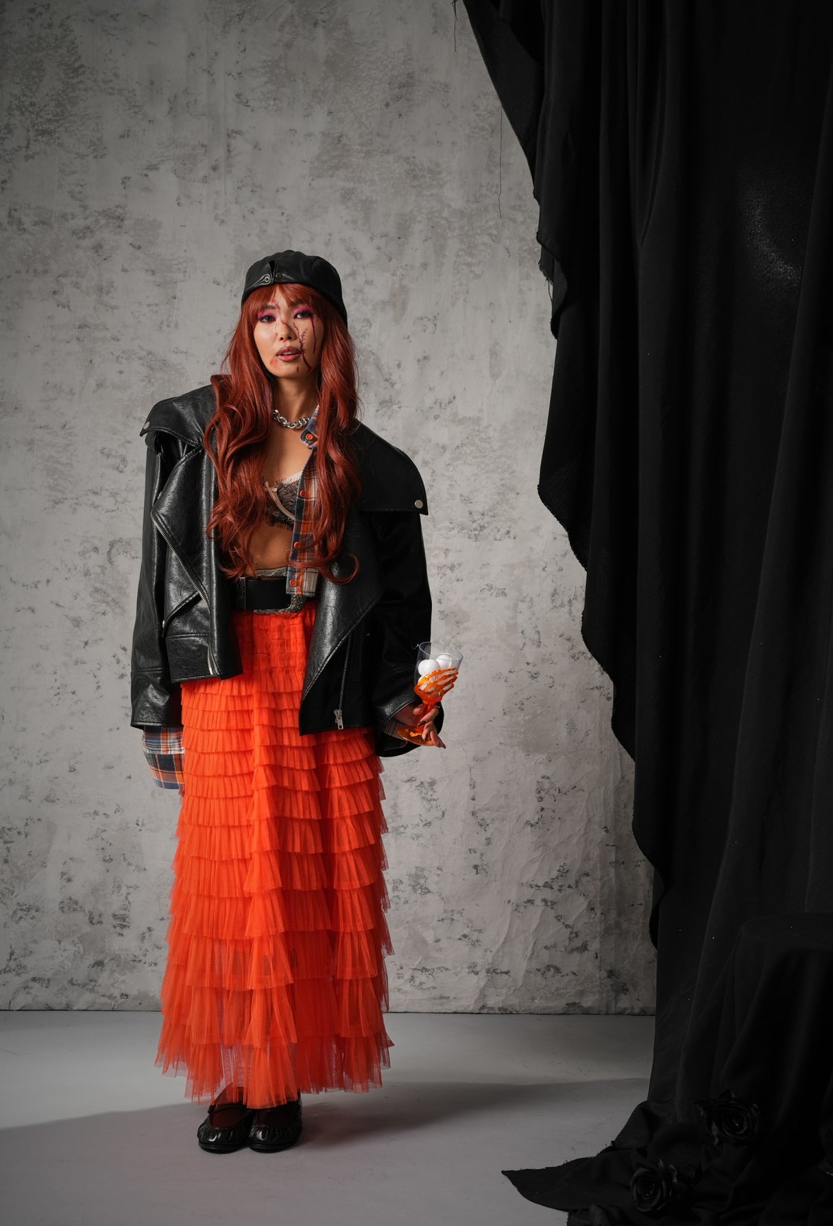 GONNA TULLE CHUPA-CHUPS ARANCIO