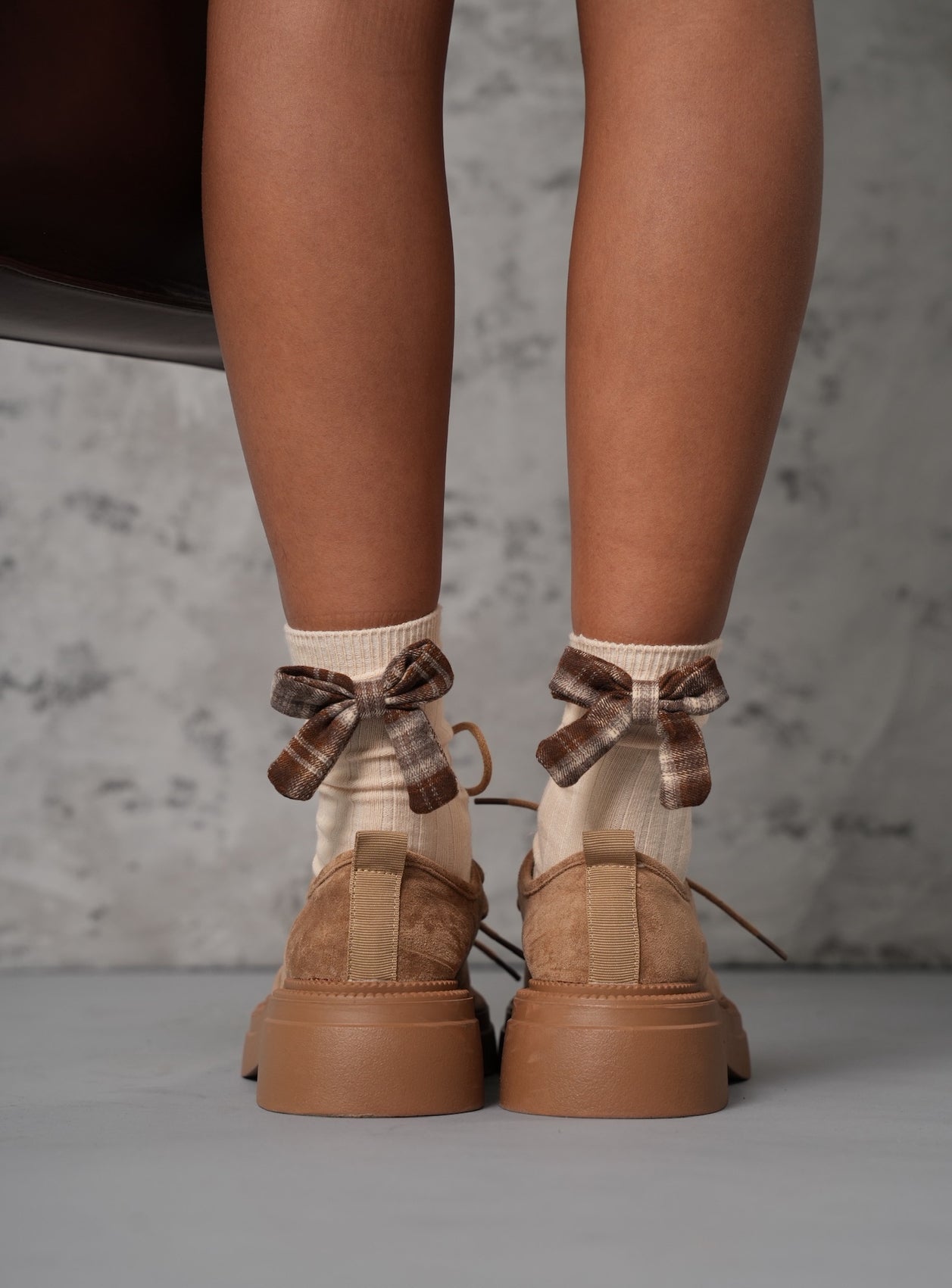 CALZINI FIOCCO TARTAN VARI COLORI