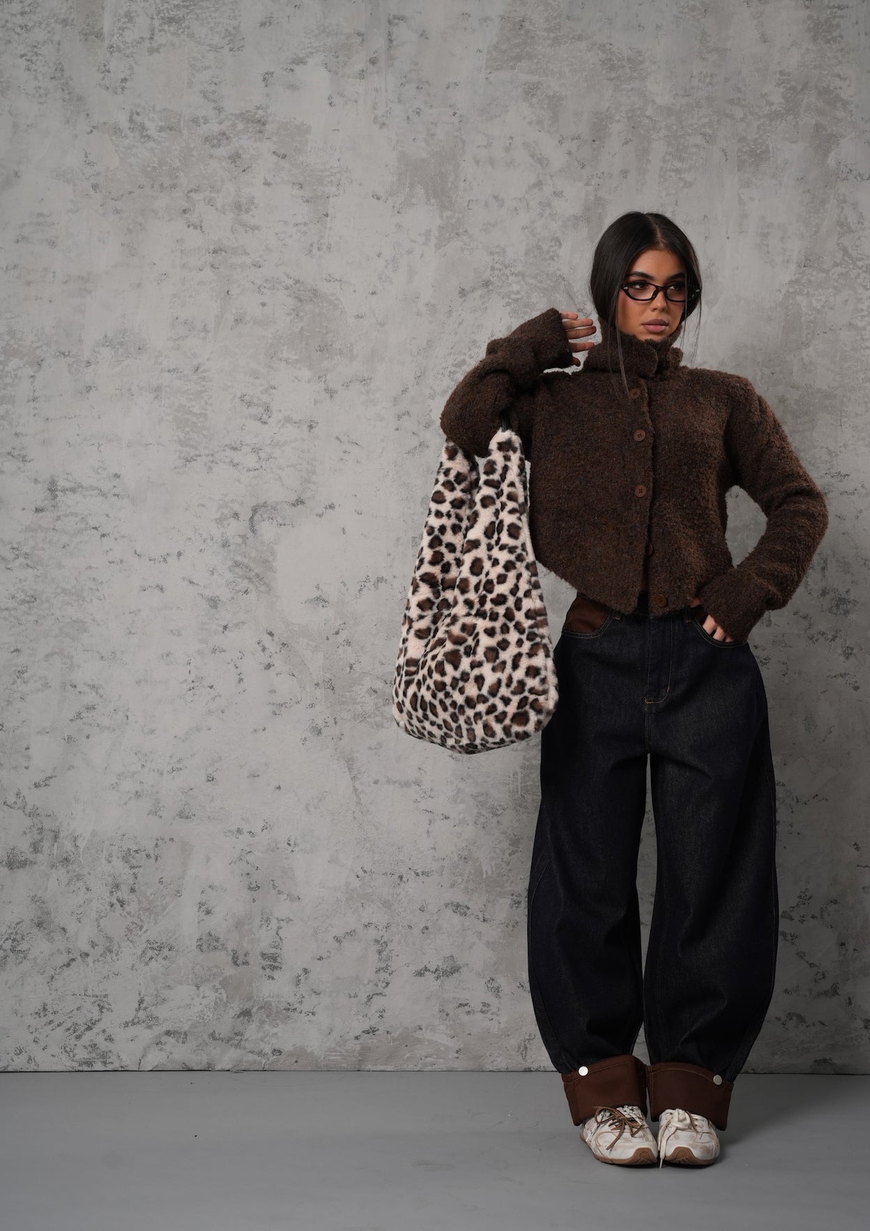 JEANS CLEMENTINO MARRONE