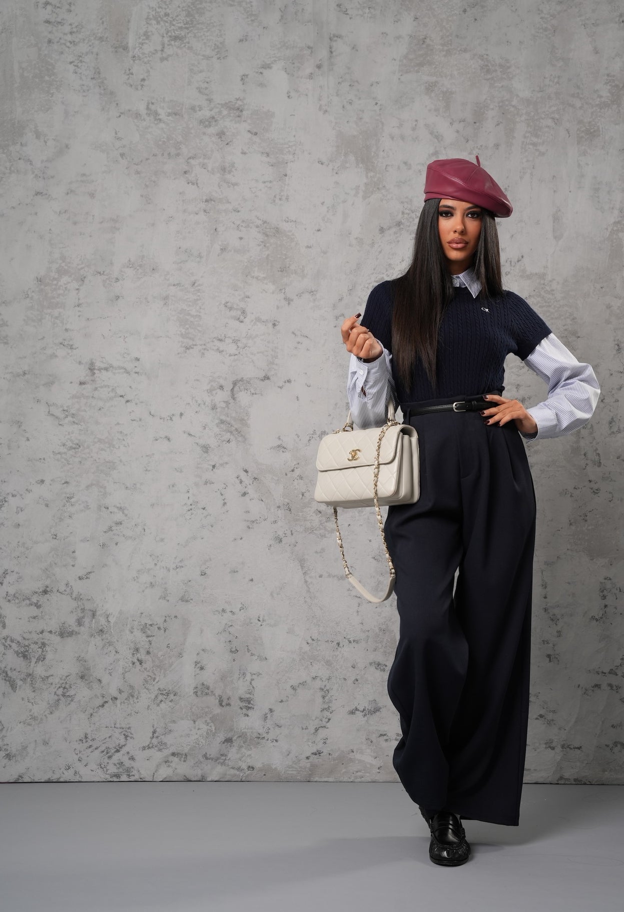 PANTALONI PINCES FOREST BLU NOTTE