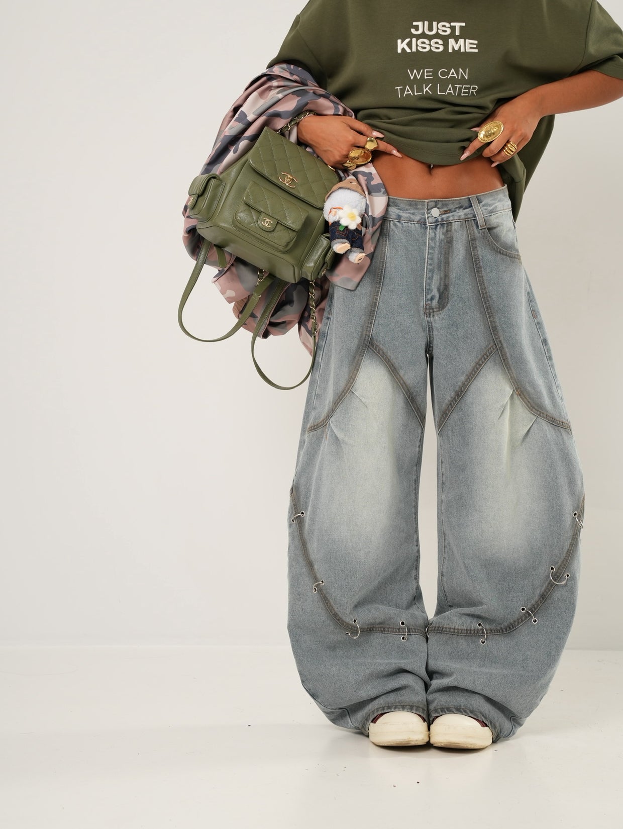 Jeans balloon Vanna denim chiaro