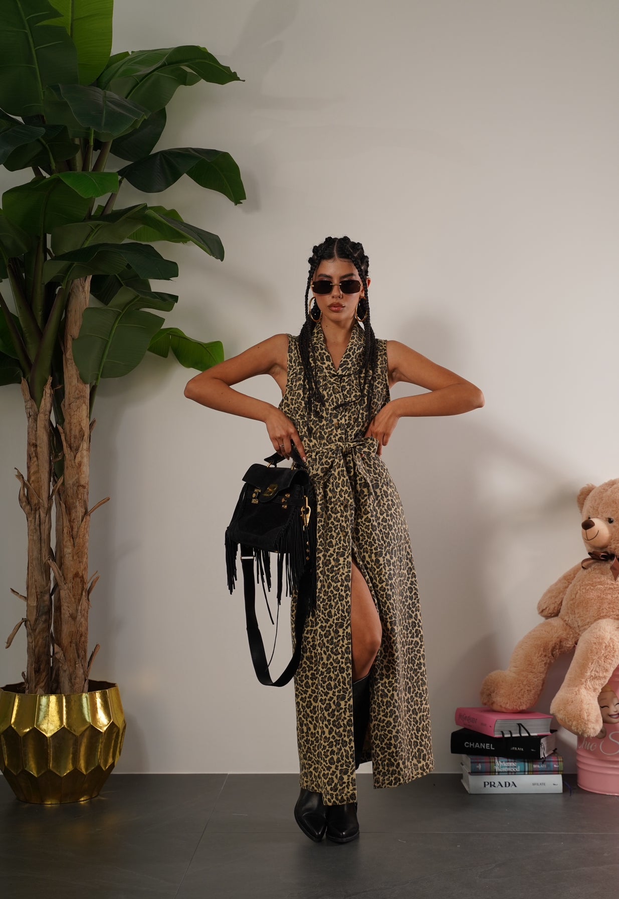 Vestito leopardato Soraya
