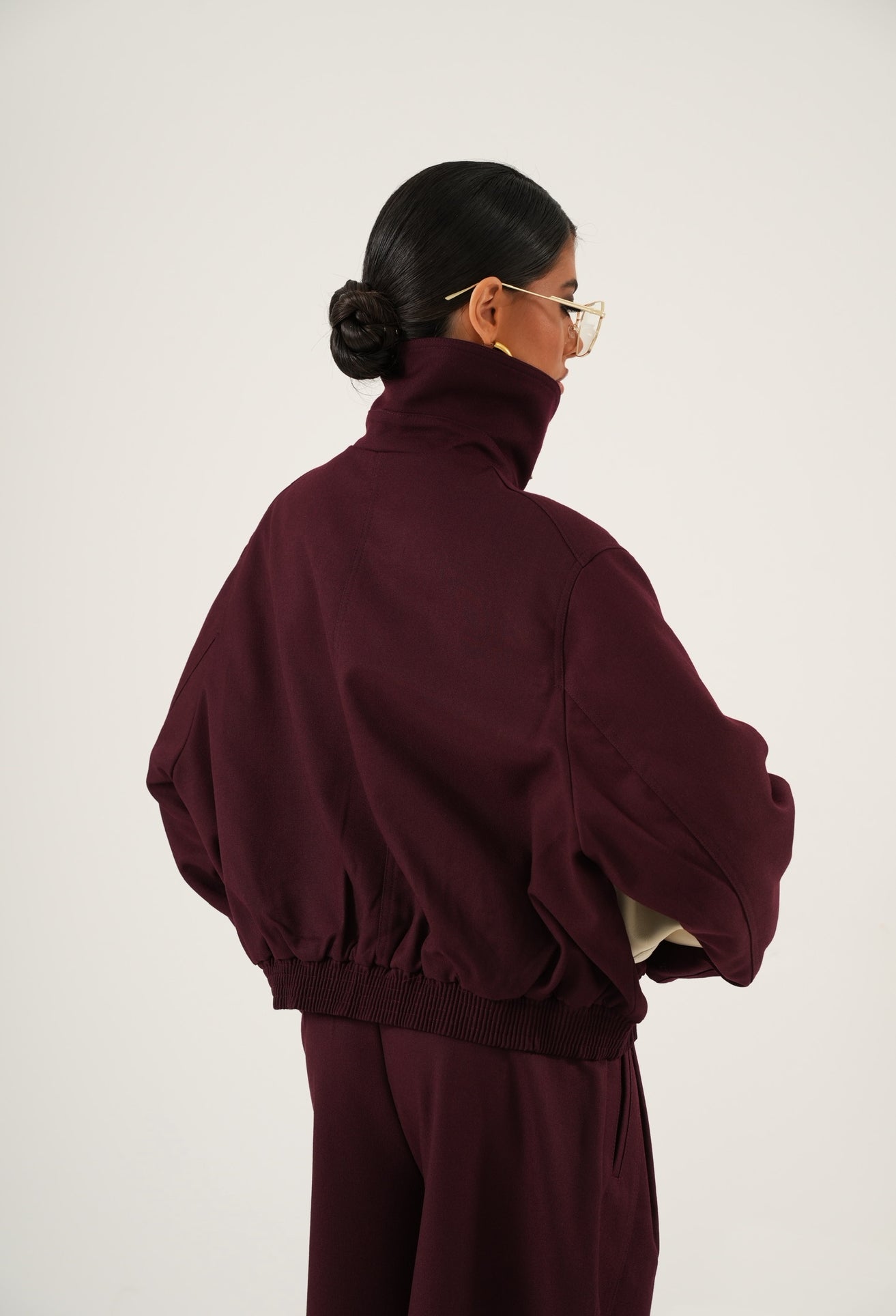 Bomber Nyssa bordeaux