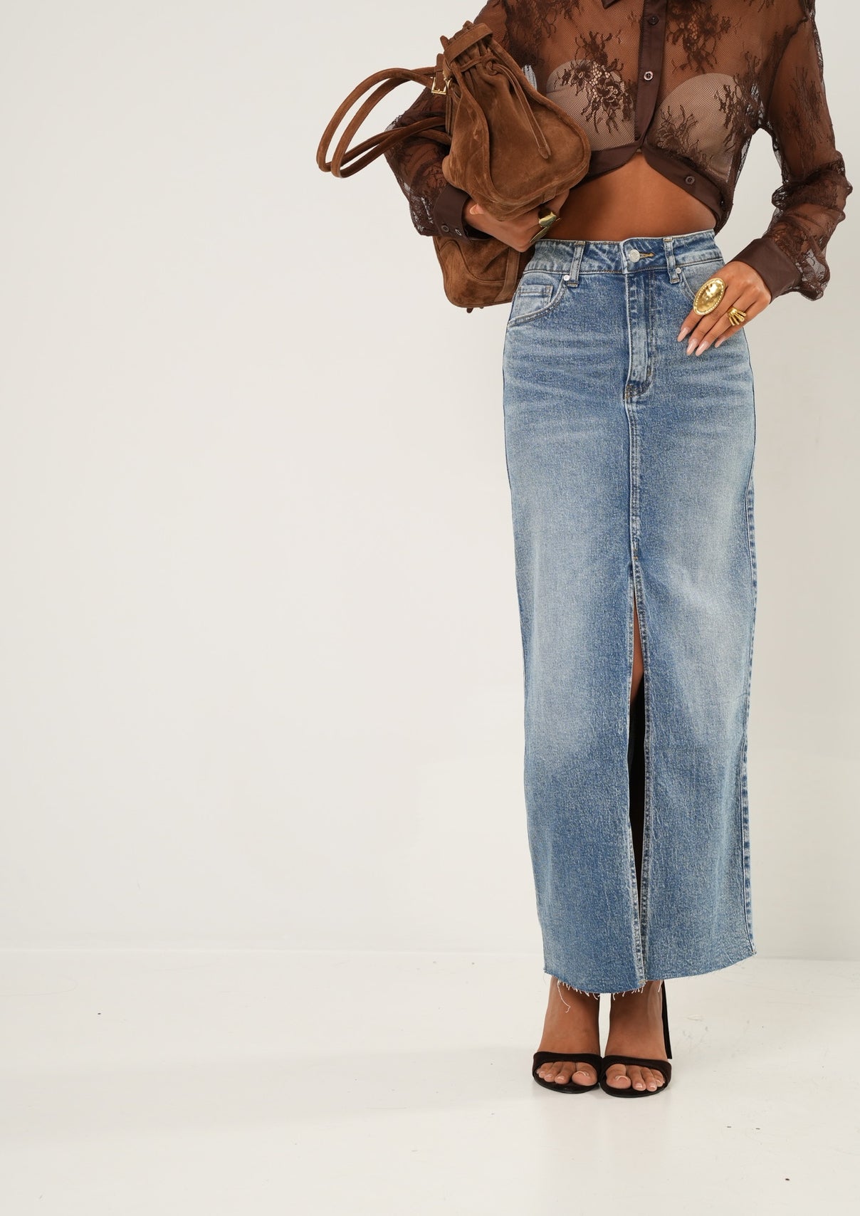 Longuette Josephine denim blue