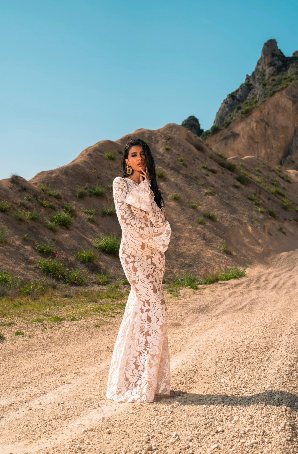 Vestito Valley of Fire bianco