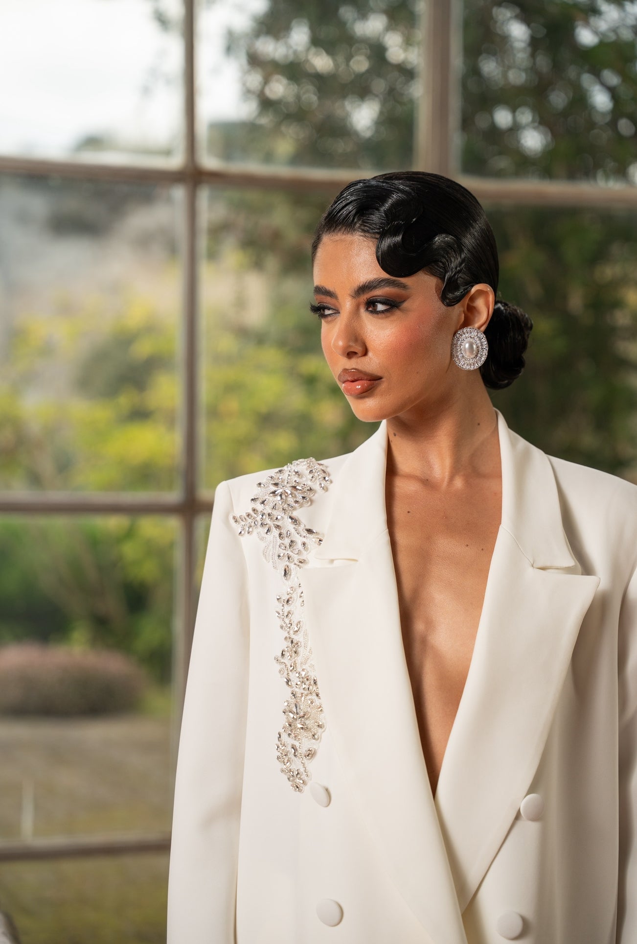 Blazer Partenope bianco