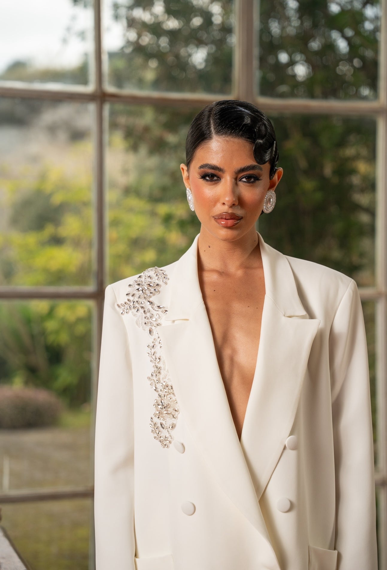 Blazer Partenope bianco