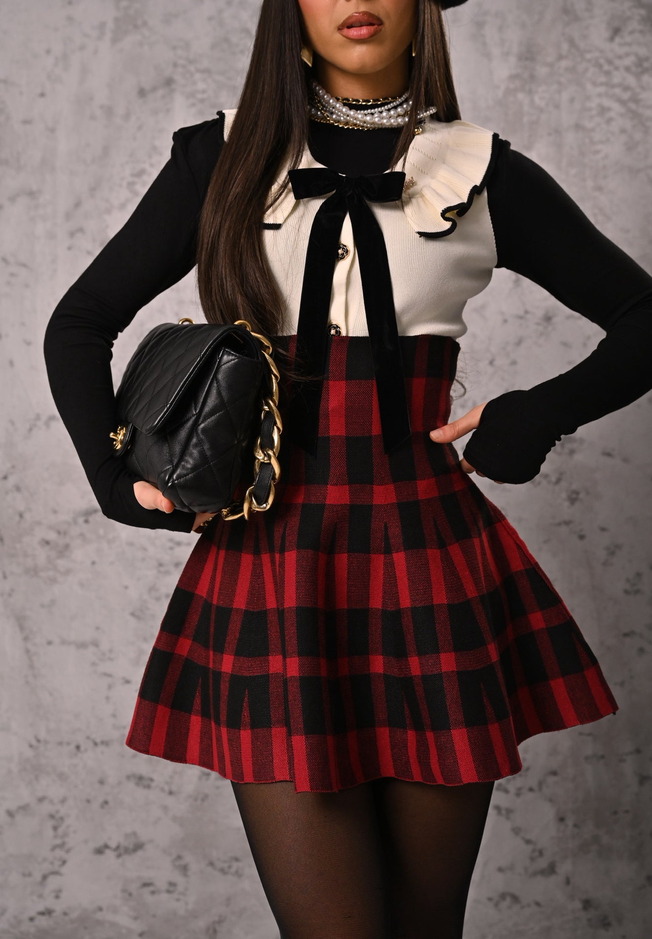 GONNELLINA SQUARE ROSSA/NERA