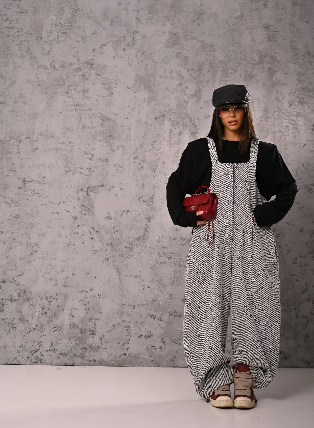 SALOPETTE SARA BIANCA/NERA