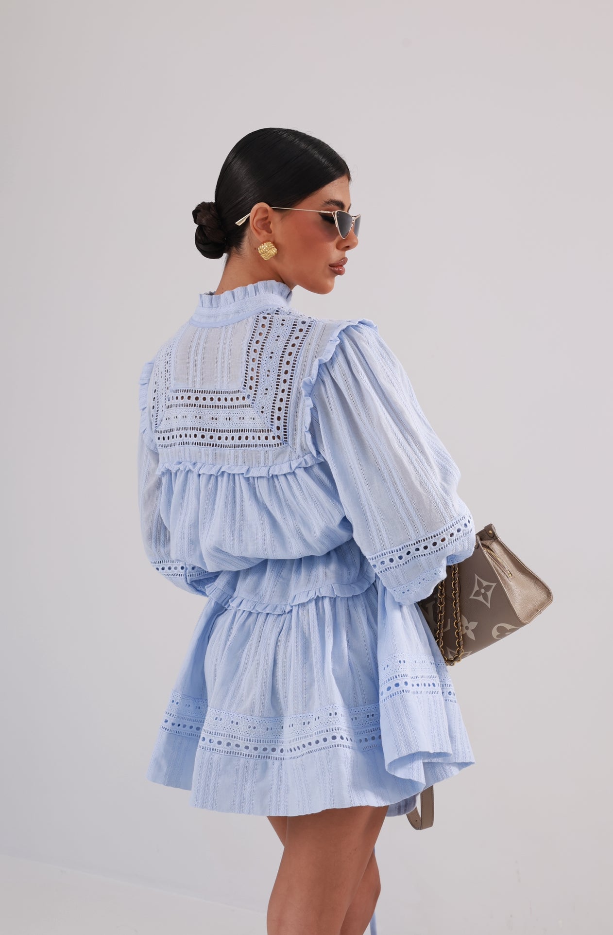 Vestito Chiaro di luna azzurro