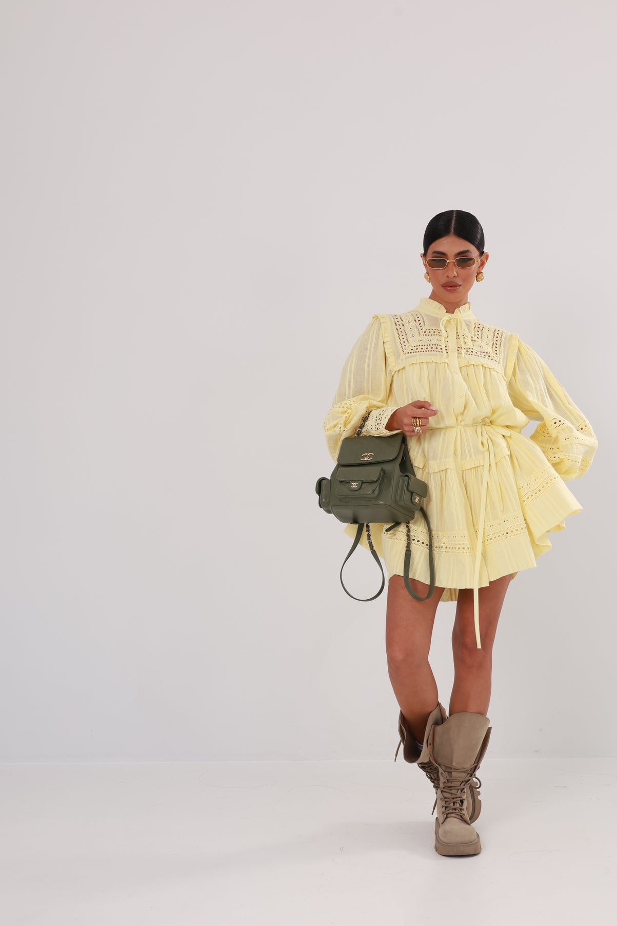 Vestito Chiaro di luna giallo