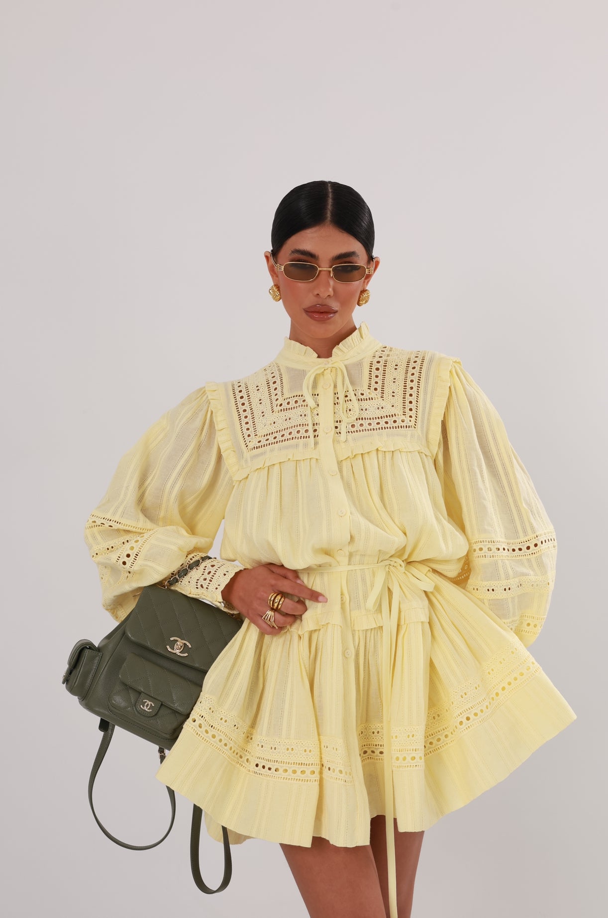 Vestito Chiaro di luna giallo