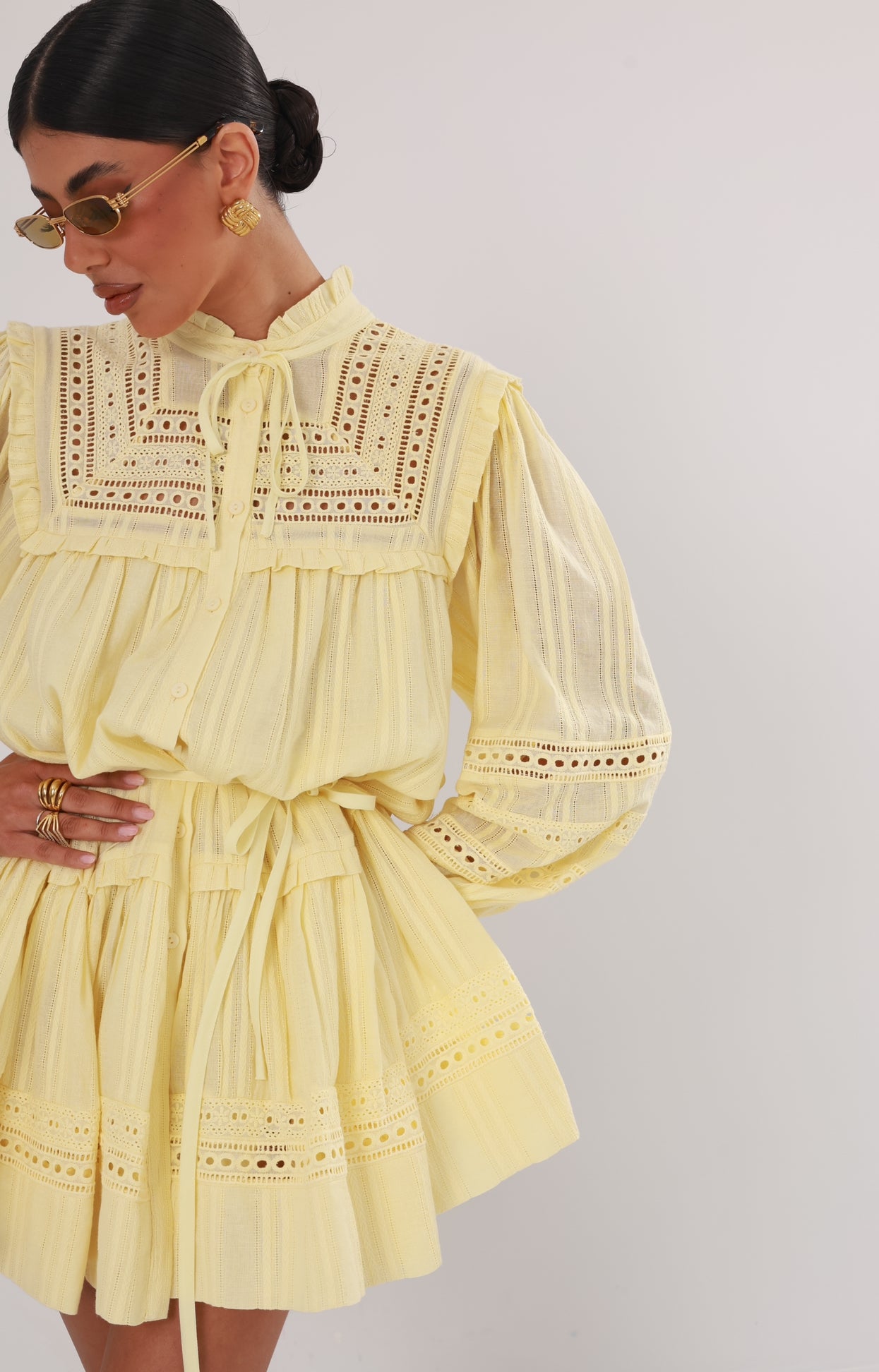 Vestito Chiaro di luna giallo