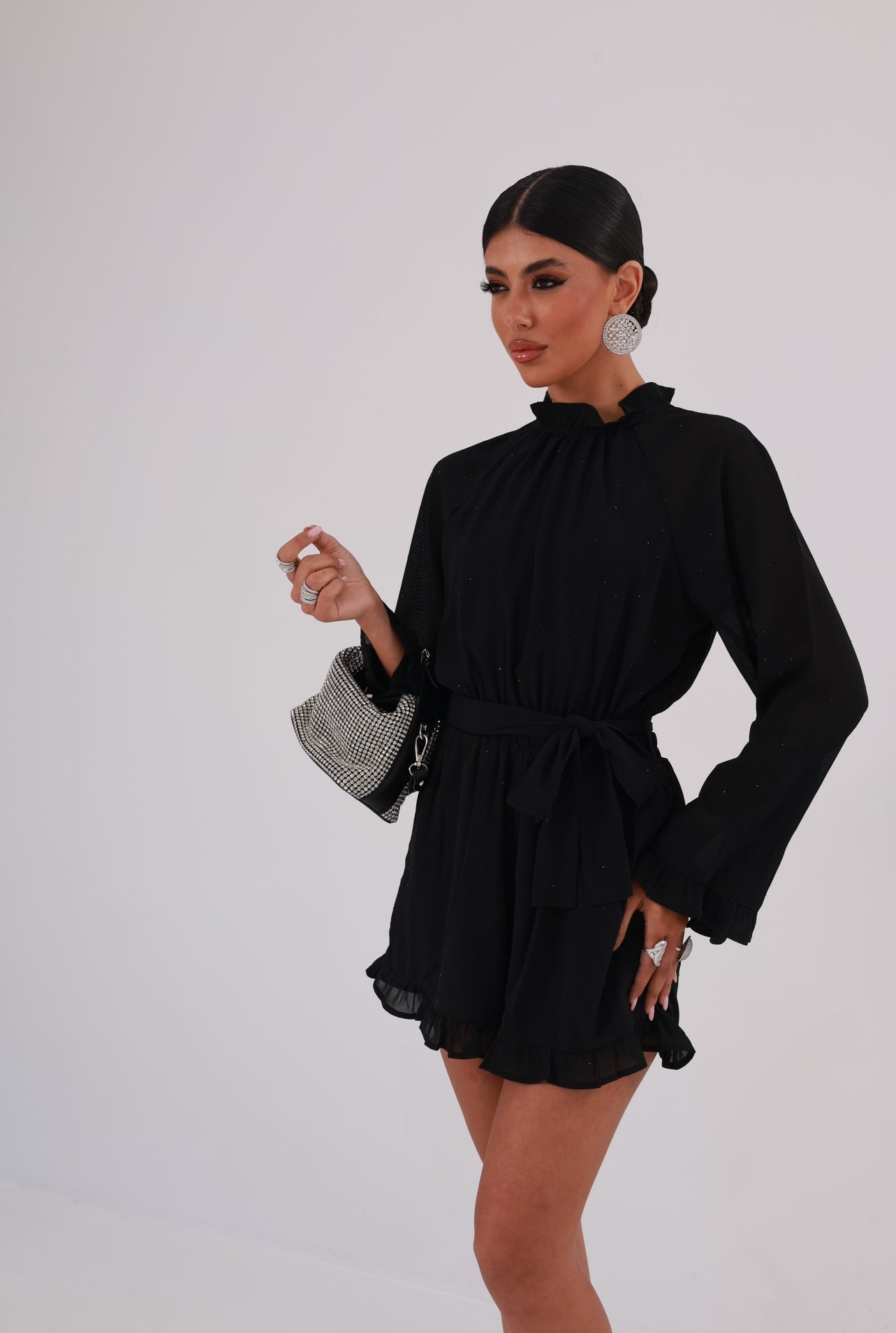 Tutina strass Feeling nera