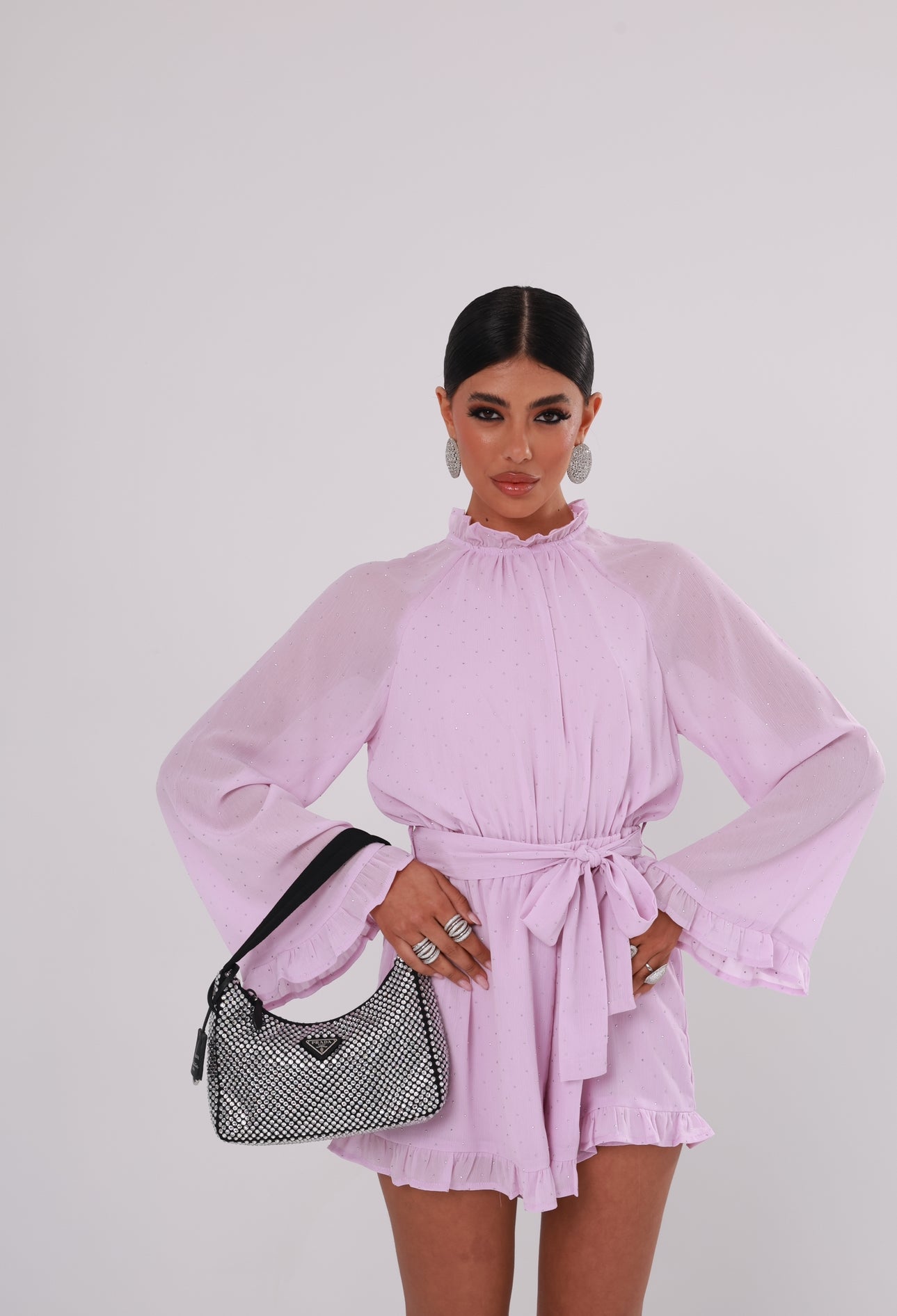 Tutina strass Feeling glicine