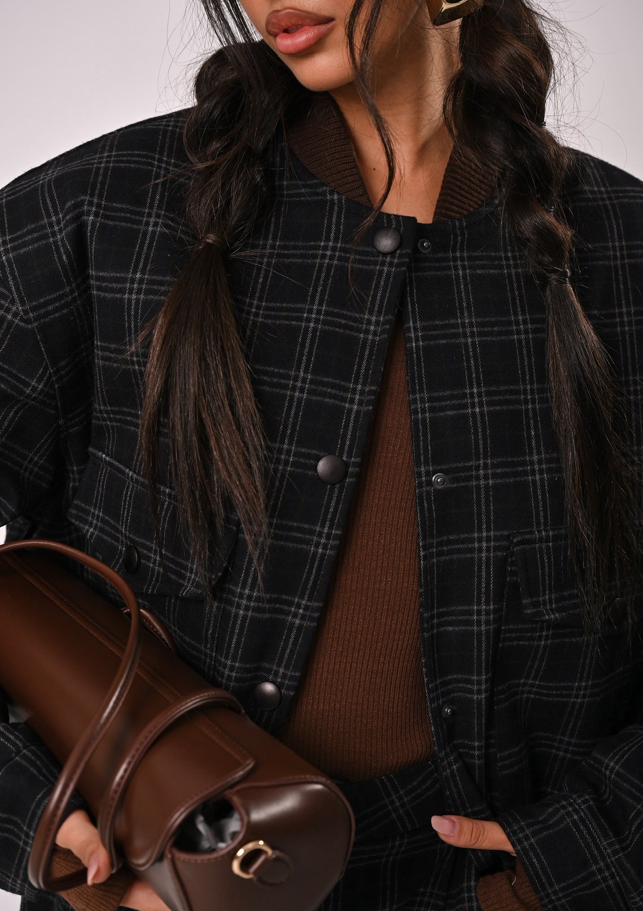 BOMBER TARTAN EIVISSA BLU BY LUMINA