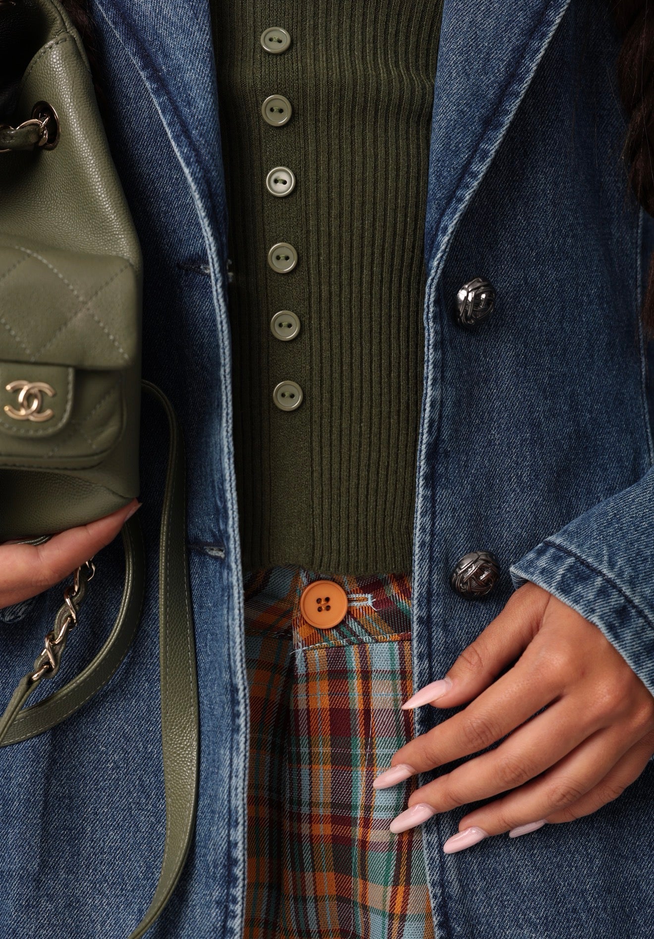 BLAZER SPALLINE CALIPSO DENIM SCURO