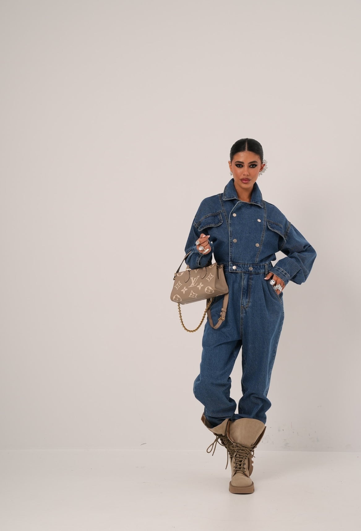 Tuta Gregory denim blue