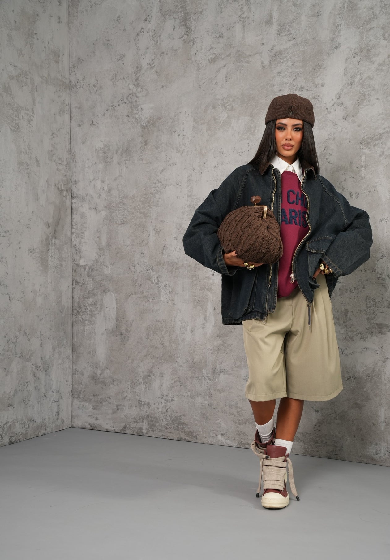 Giacca Emanuela denim scuro By Lumina