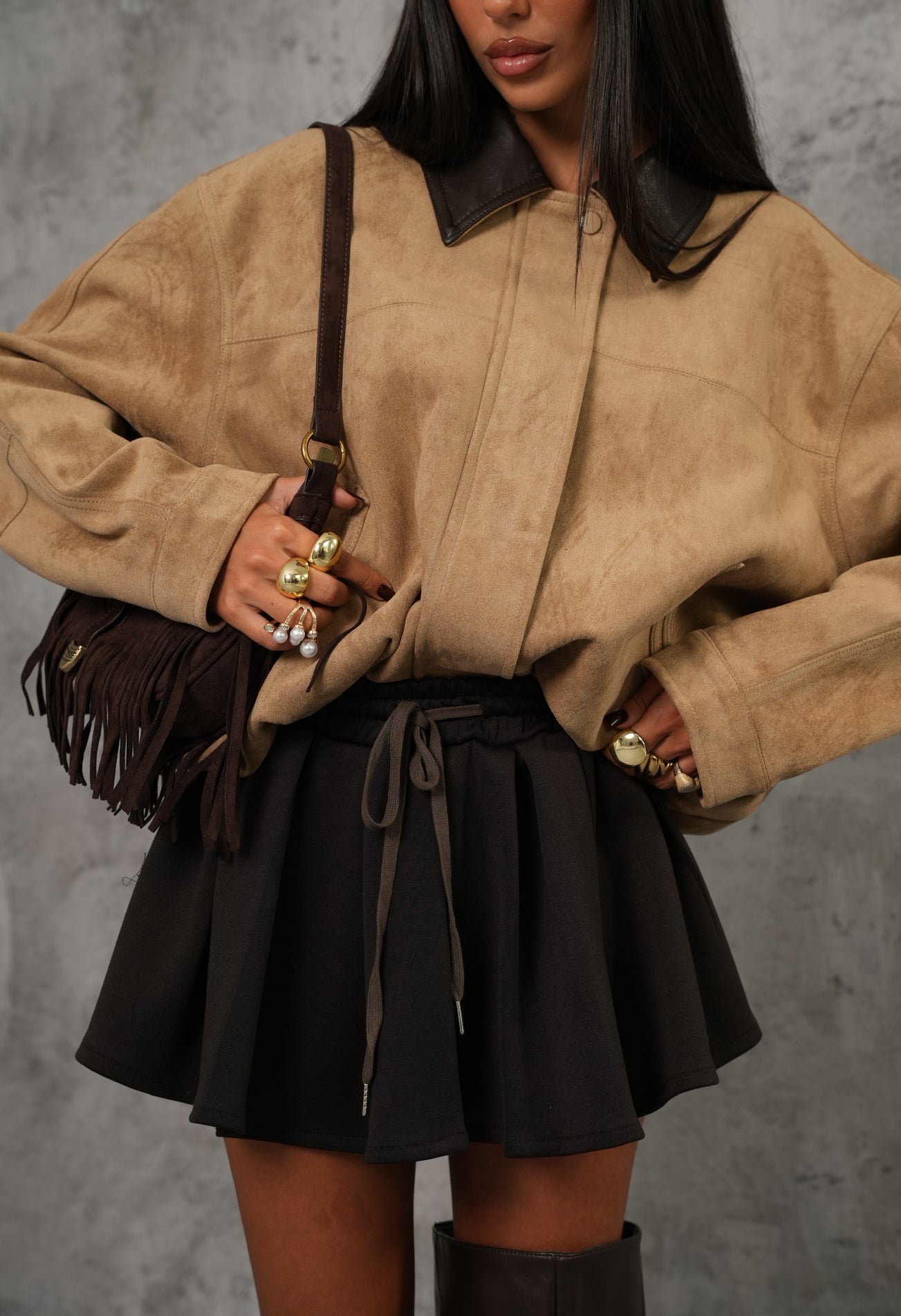 Giacchino ecocamoscio Rock beige