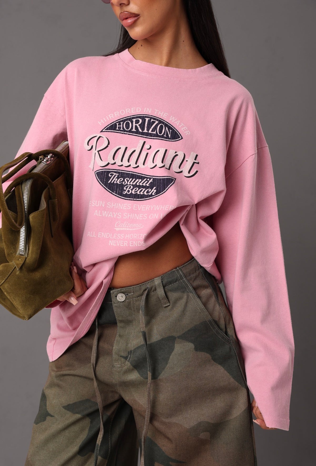 MAGLIA MANICA LUNGA RADIANT ROSA