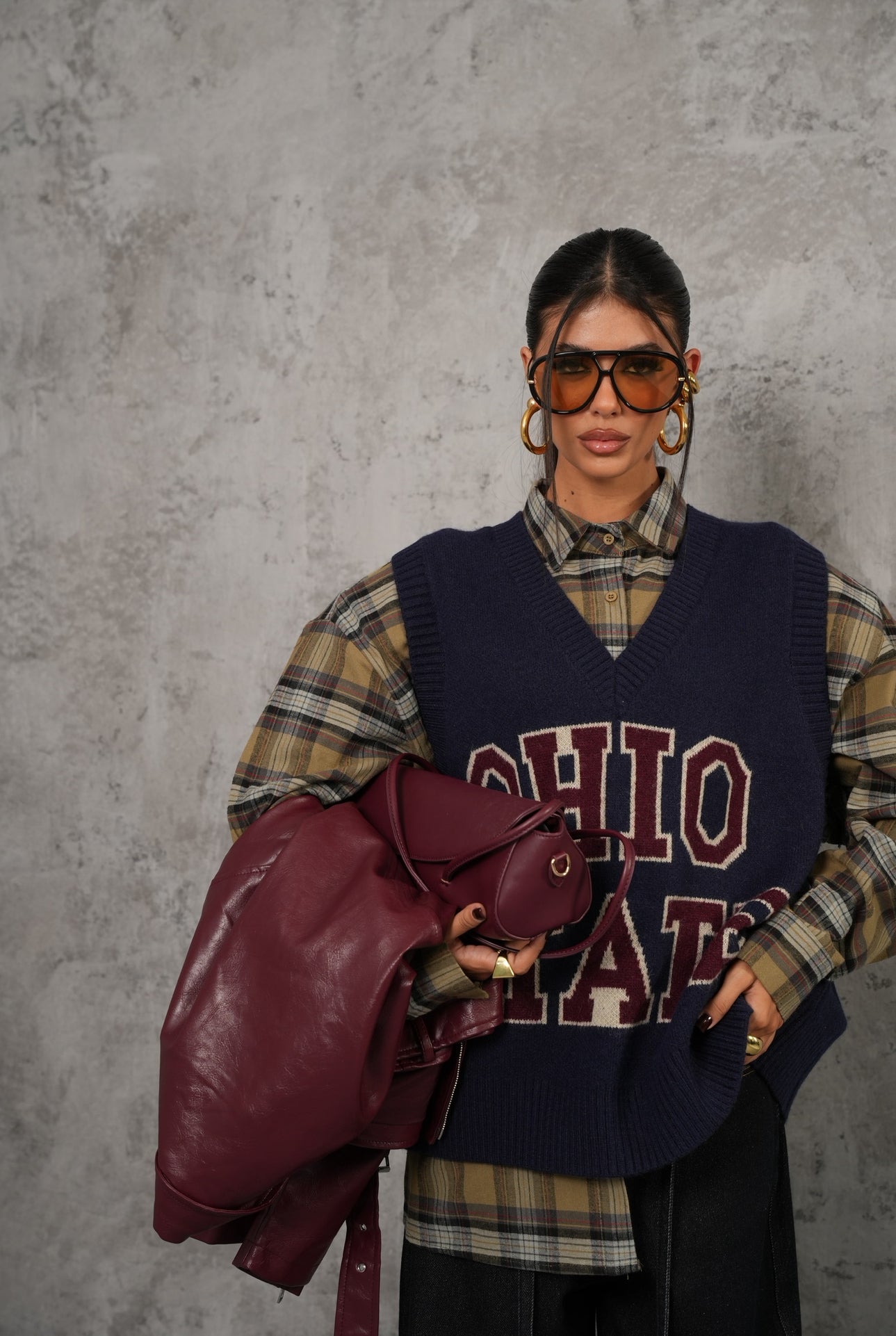 Gilet Ohio State blu