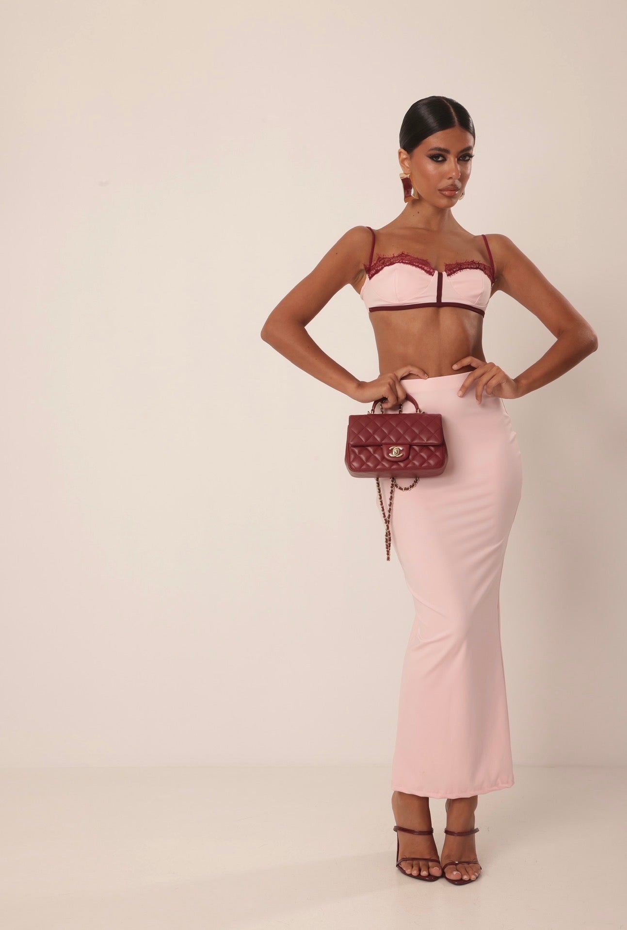 COORDINATO MIDGE ROSA