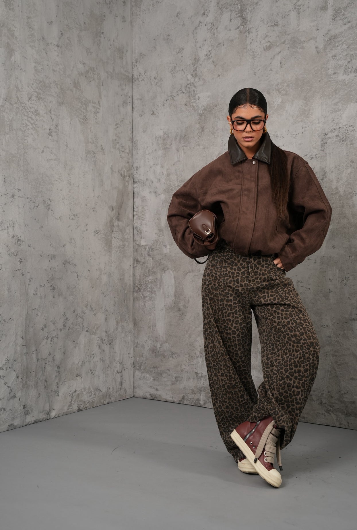 Giacchino ecocamoscio Rock marrone