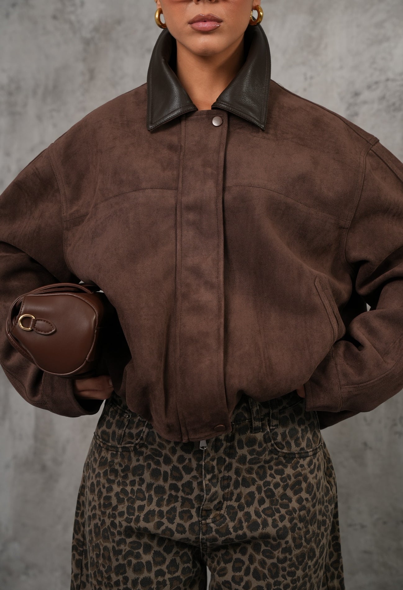 Giacchino ecocamoscio Rock marrone