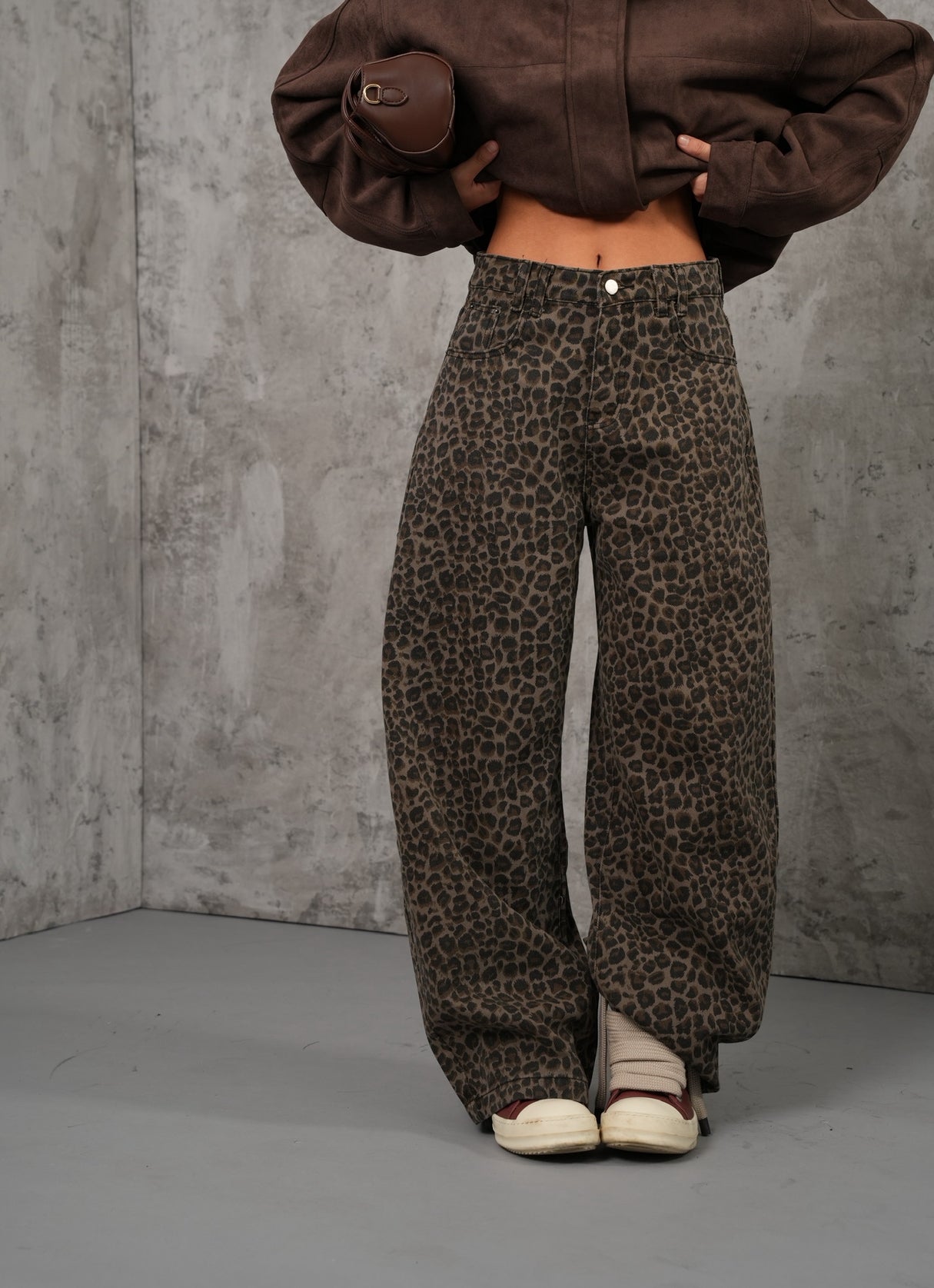 Jeans Jakarta leopardato