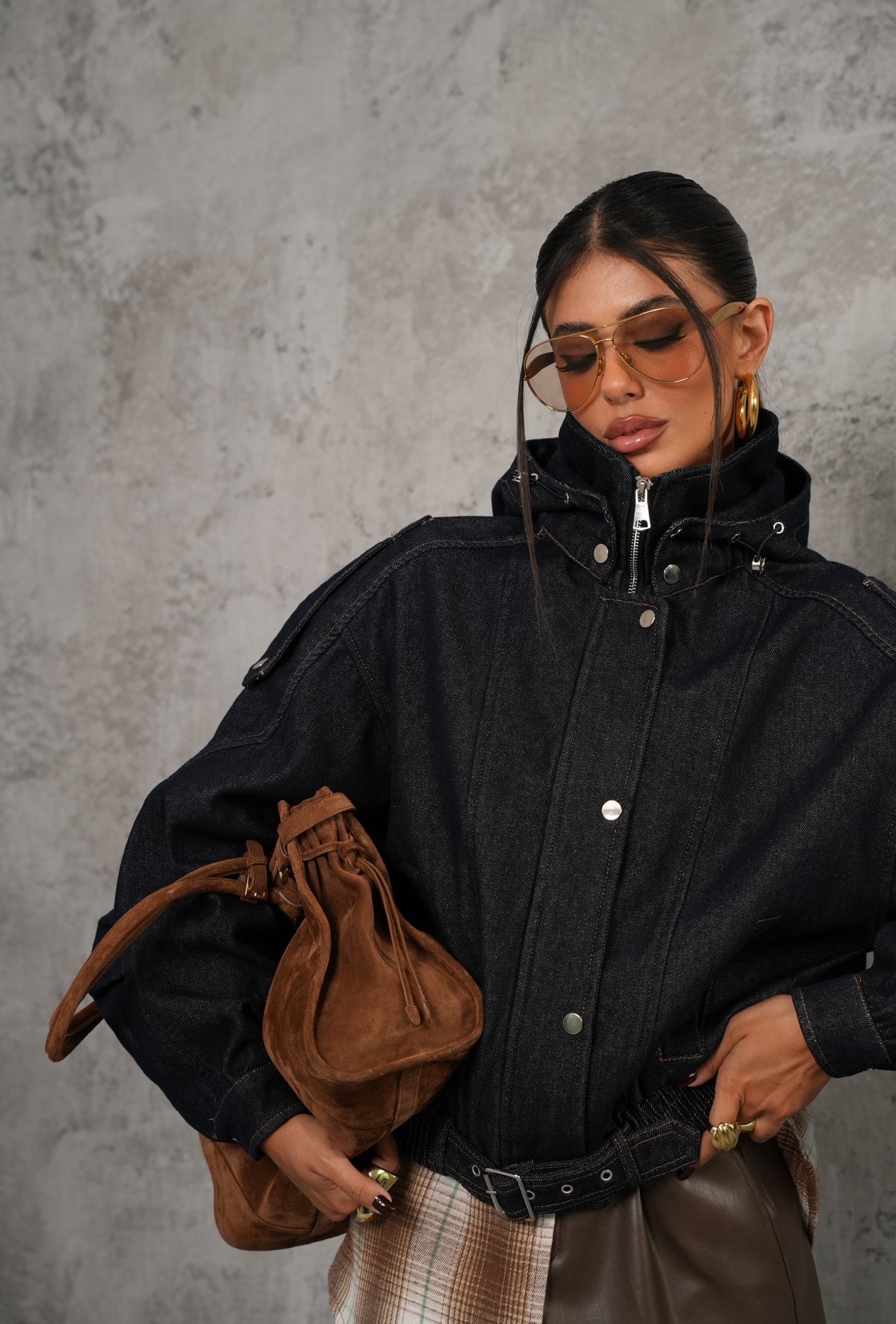 Giubbino Carmy denim scuro