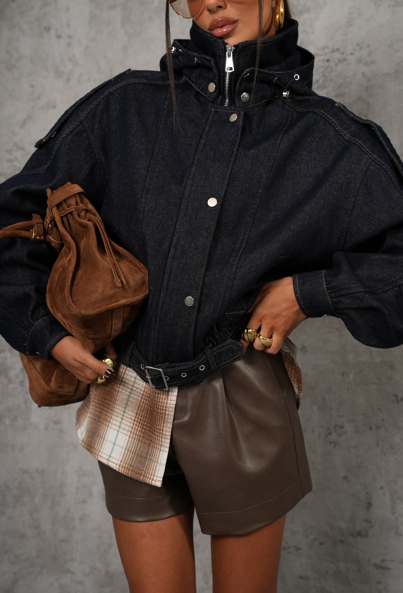 Giubbino Carmy denim scuro