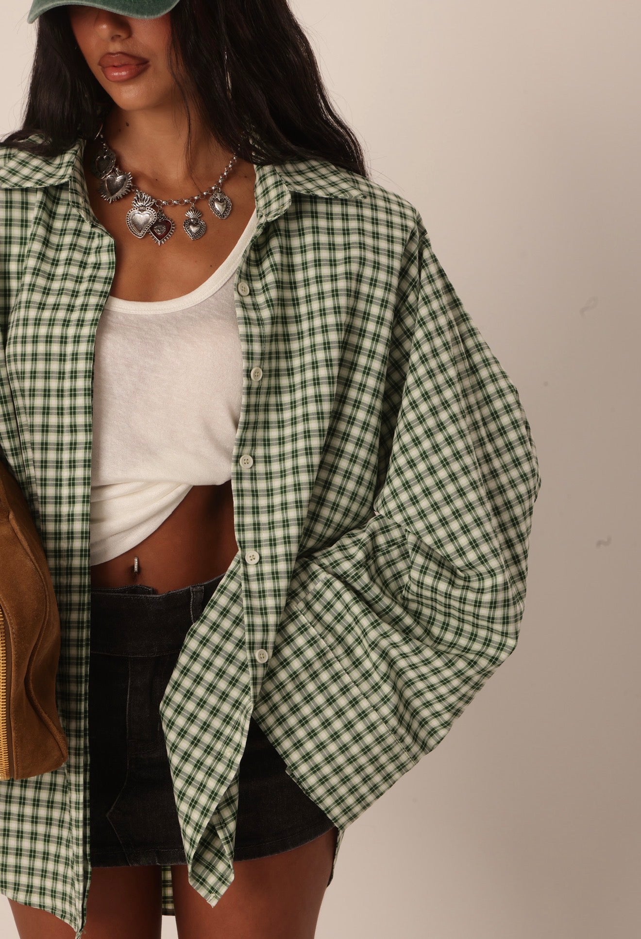 CAMICIA QUADRETTI KENDRA VERDE