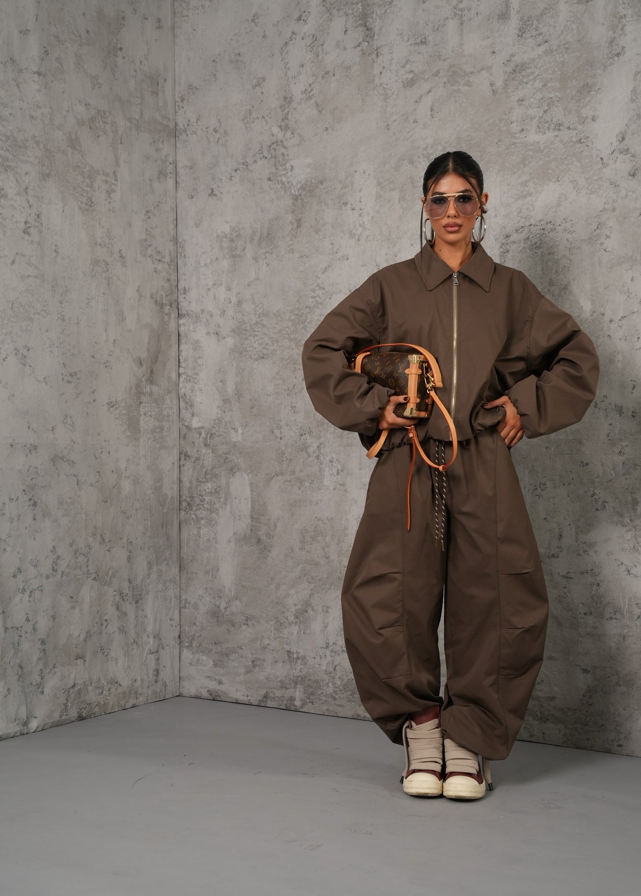 Coordinato Daria marrone