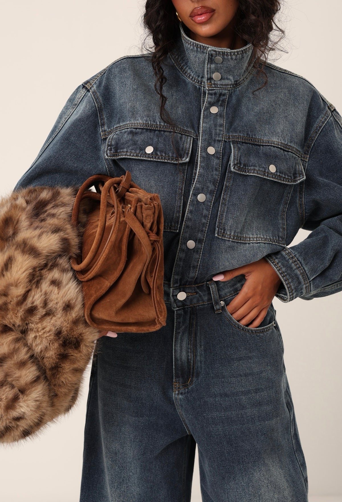 TUTA LIONE DENIM SCURO