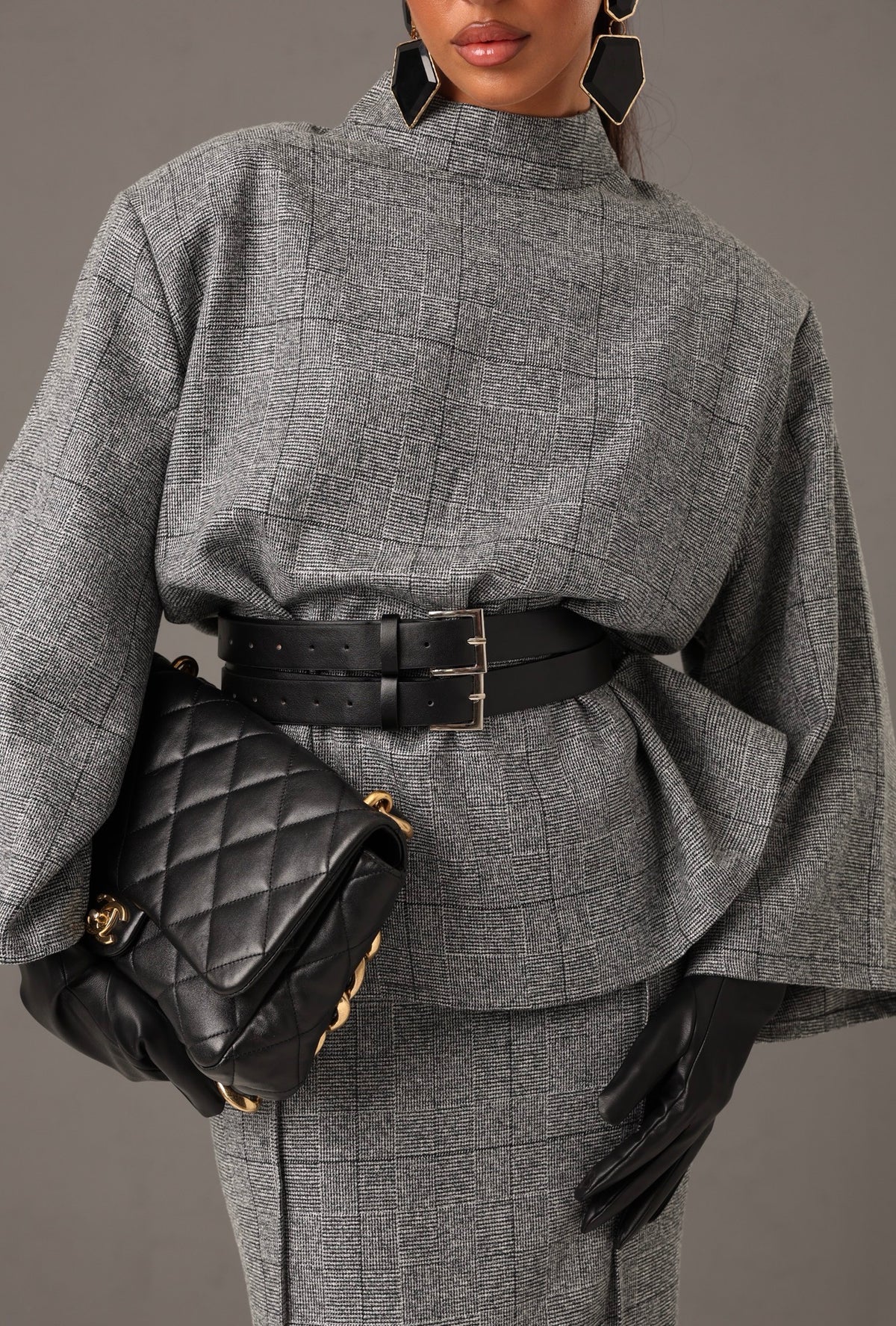 COORDINATO BUSINESS GRIGIO 100% LINO