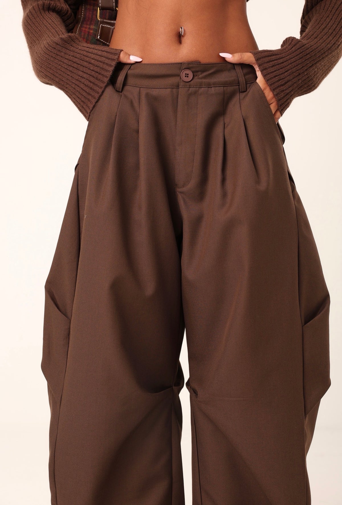 PANTALONI PUFFY NUTELLA