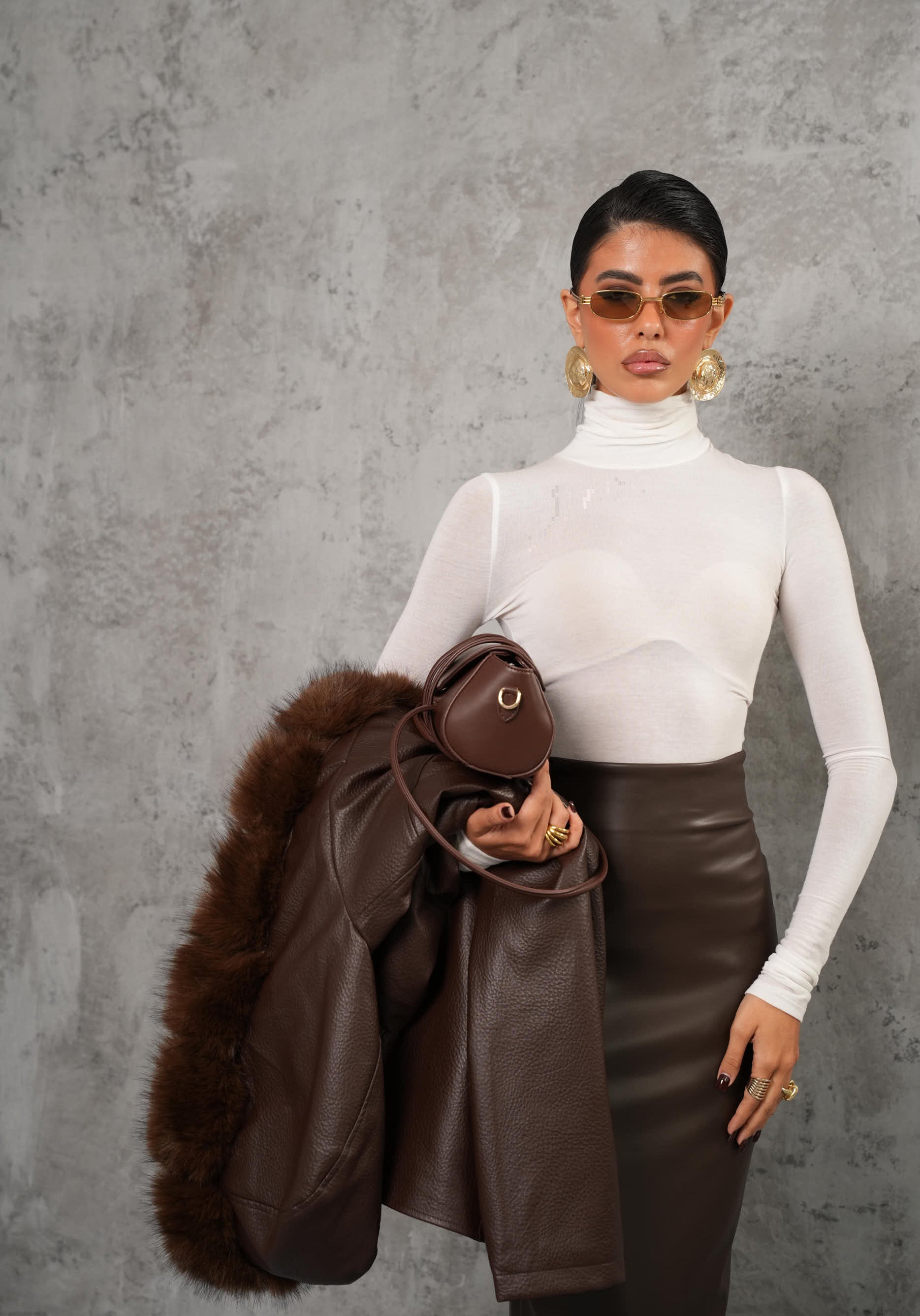 MAGLIA COLLO ALTO ALLISON BIANCA BY MARZIA MANGO