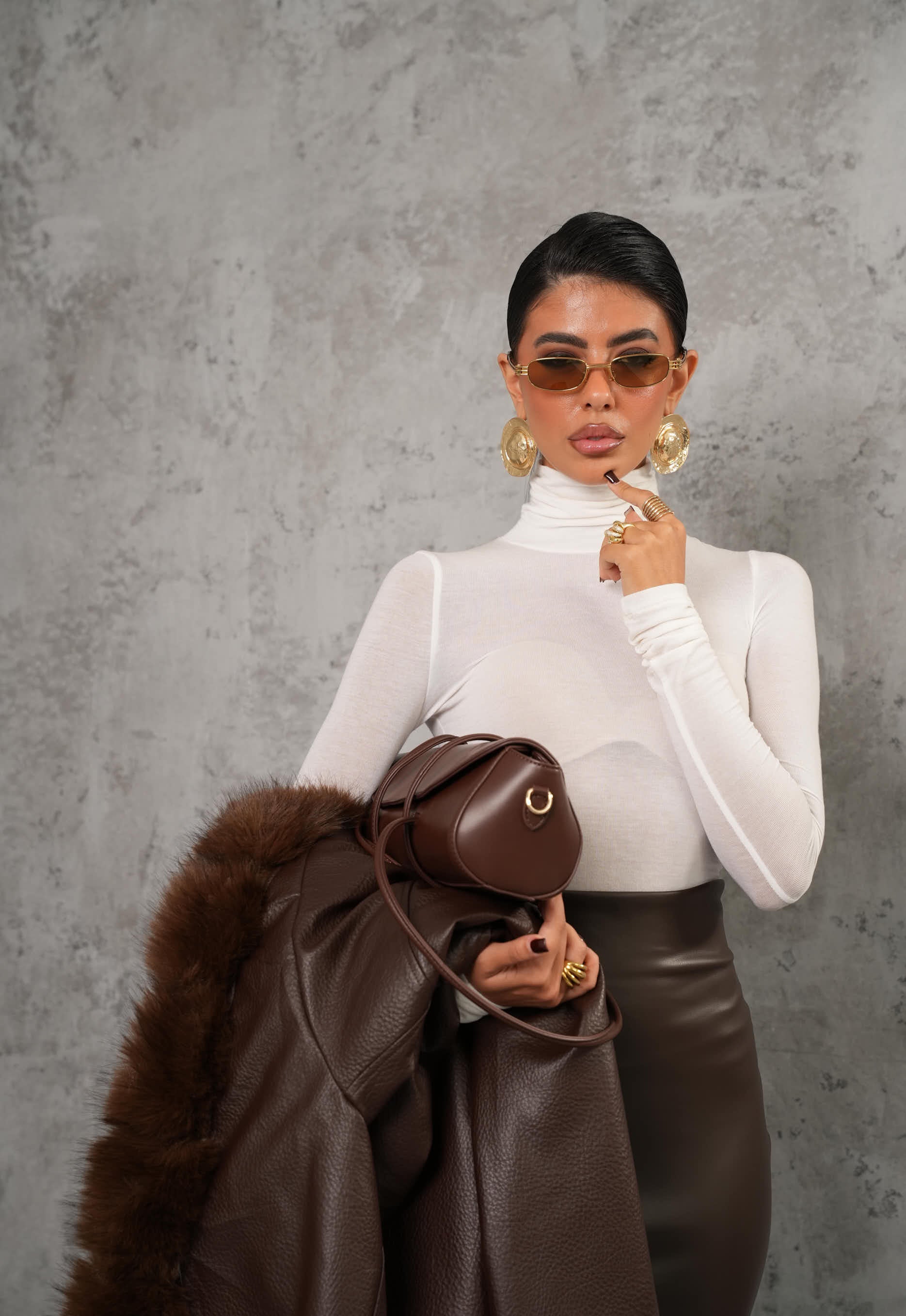 MAGLIA COLLO ALTO ALLISON BIANCA BY MARZIA MANGO