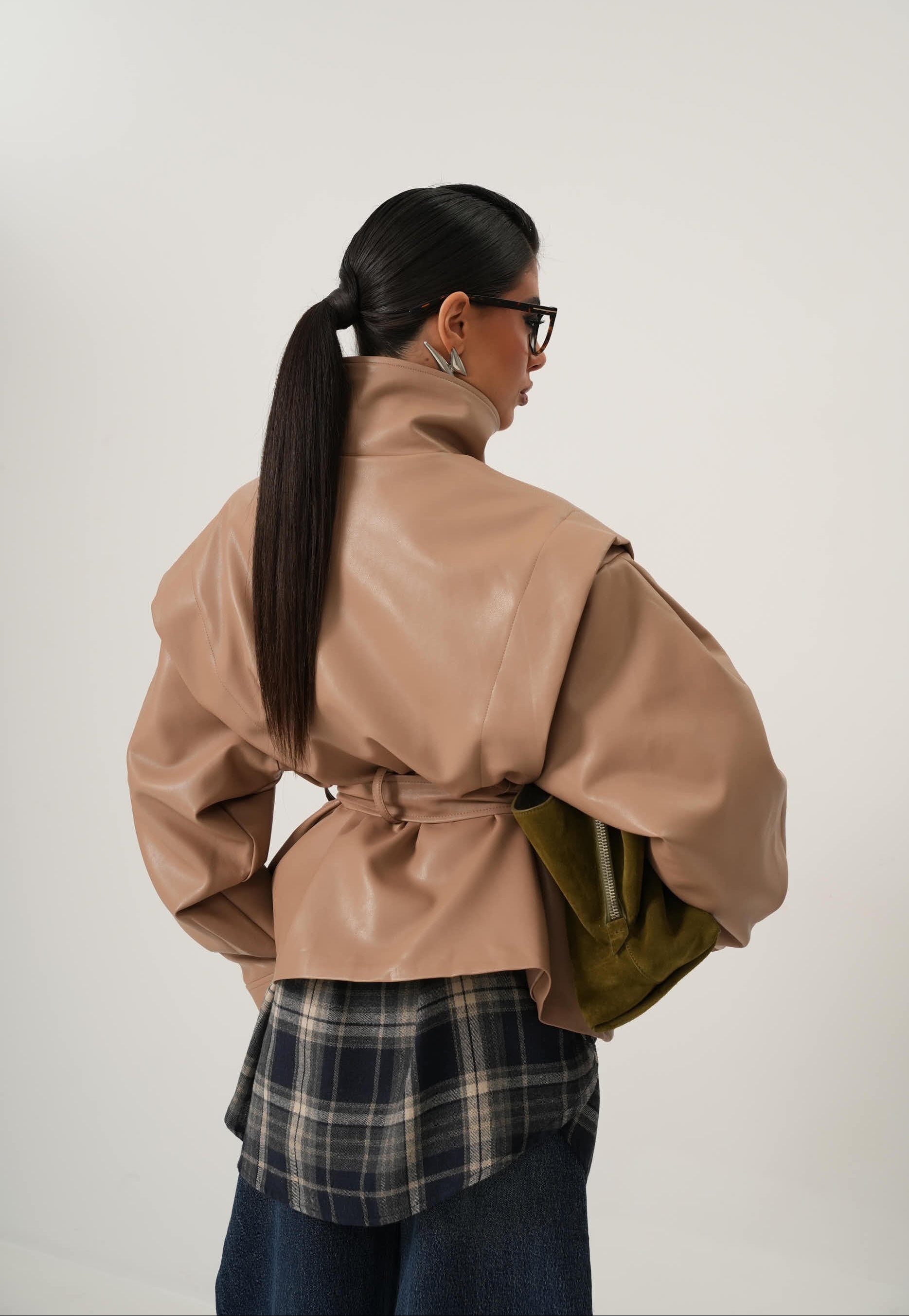 GIACCA ECOPELLE FABYAN BEIGE