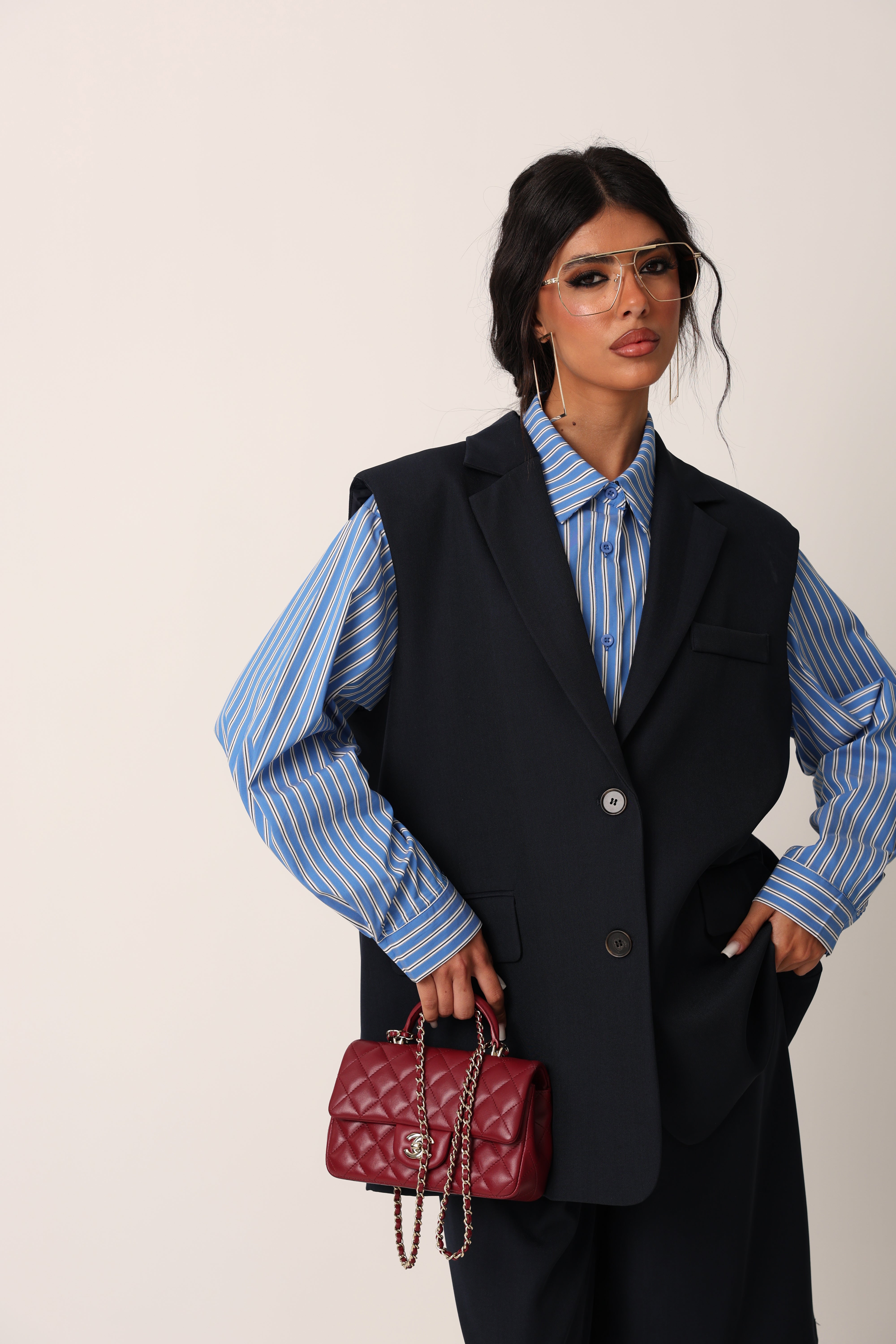 GILET NECLA BLU