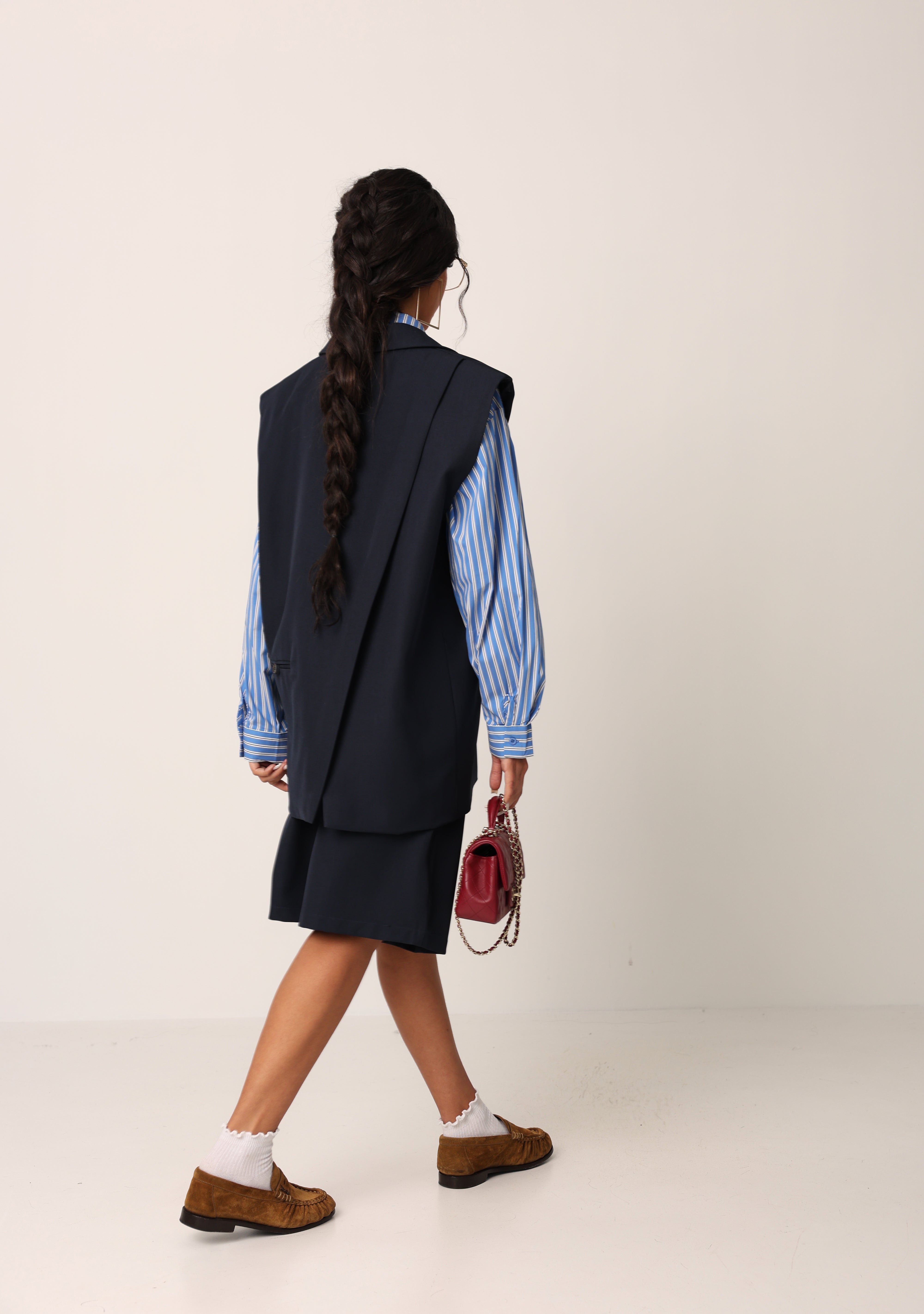GILET NECLA BLU