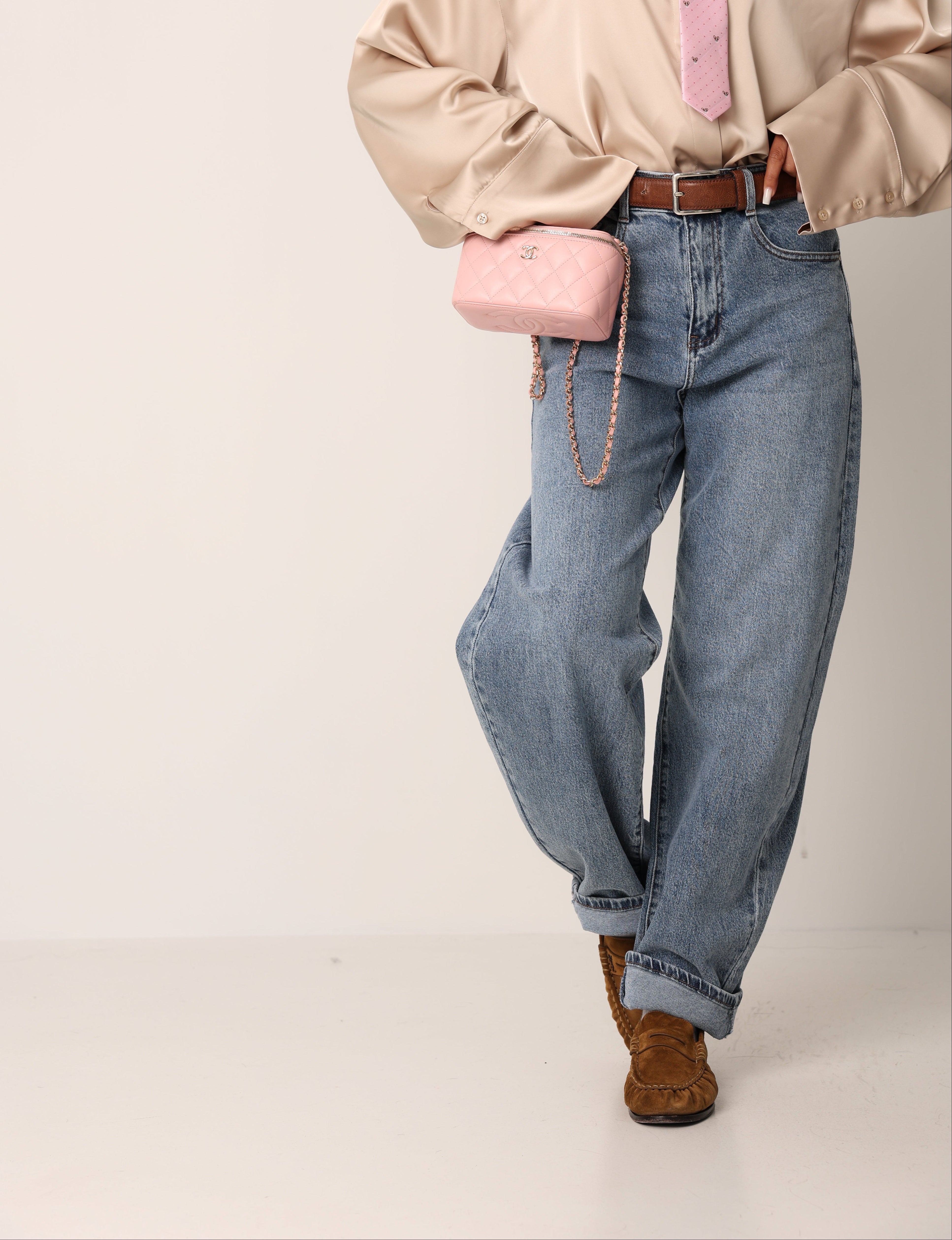 JEANS BALLOON NADY DENIM CHIARO