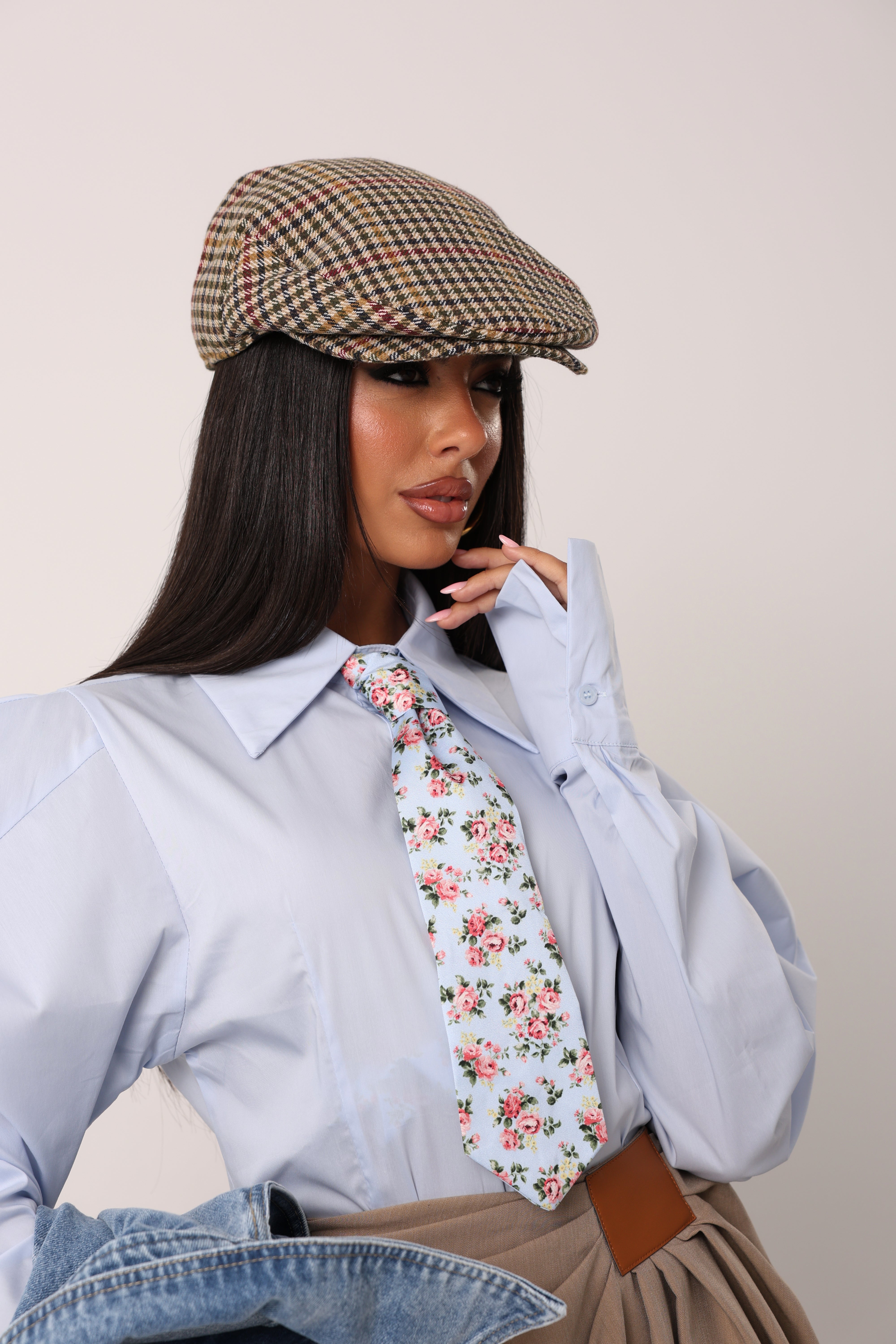 CAMICIA MANICHE SBUFFO LUSSI AZZURRA