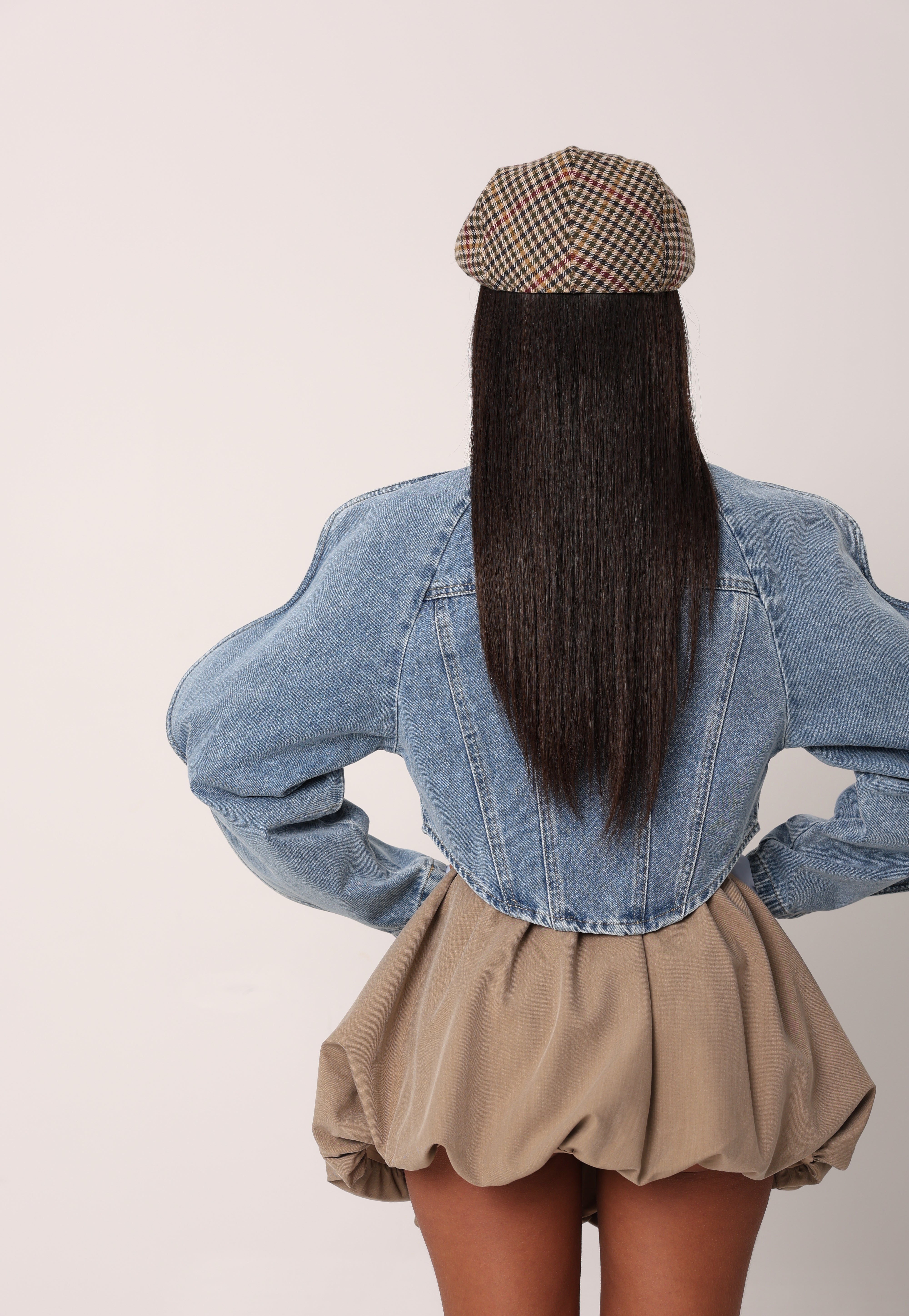 GIACCHINO MANICHE ONDULATE OCEANA DENIM